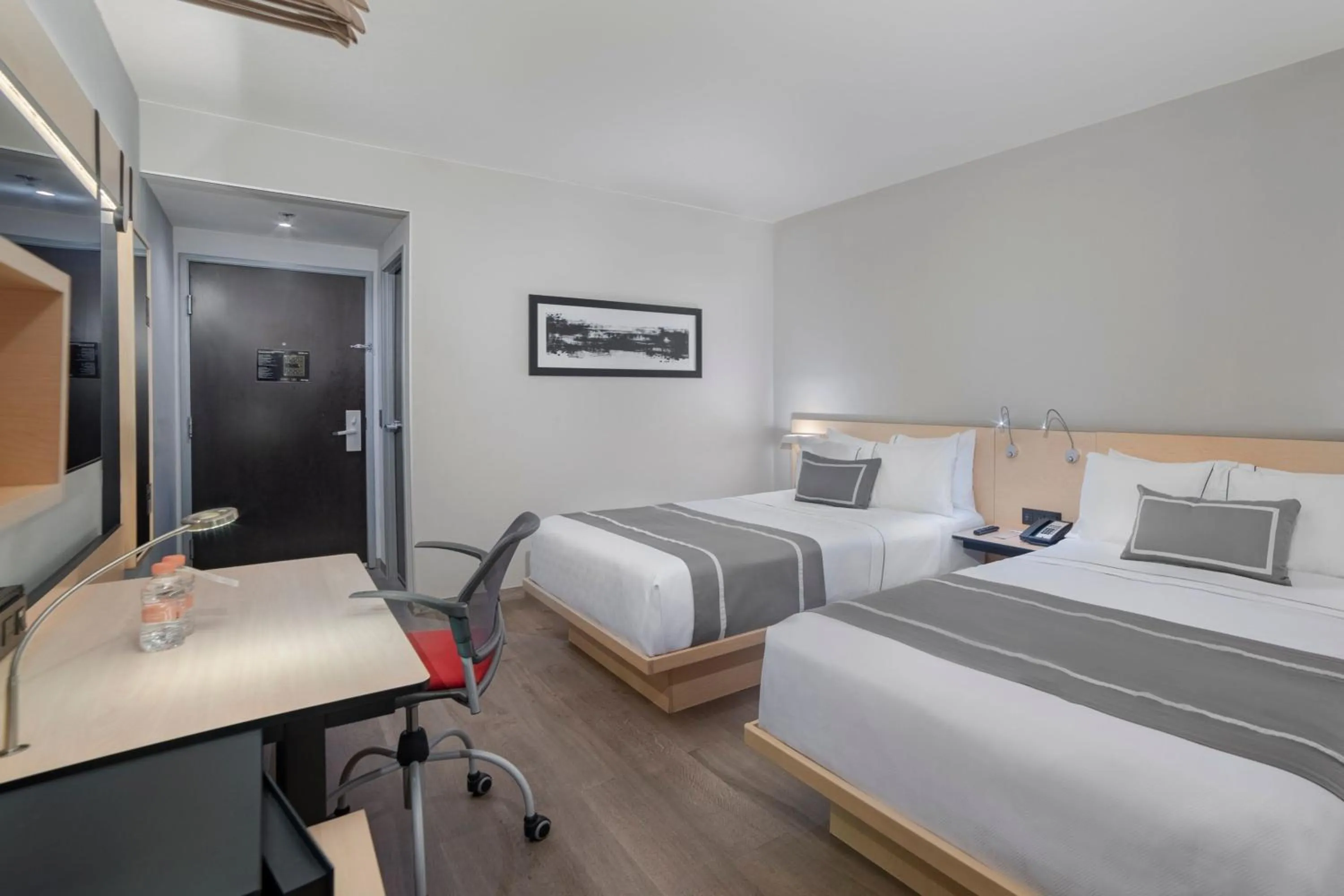 Bedroom, Bed in City Express Plus by Marriott Ciudad de México Insurgentes Sur