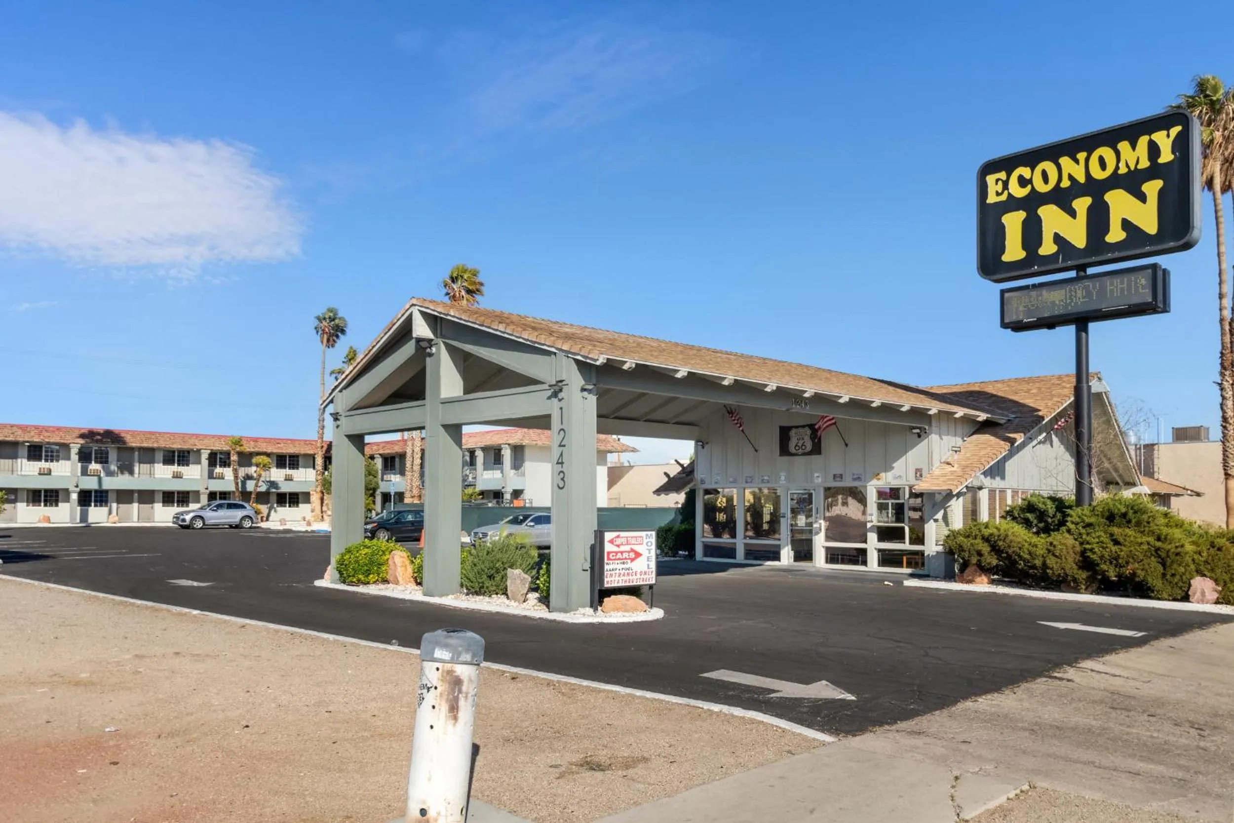 Property building in Economy Inn Barstow