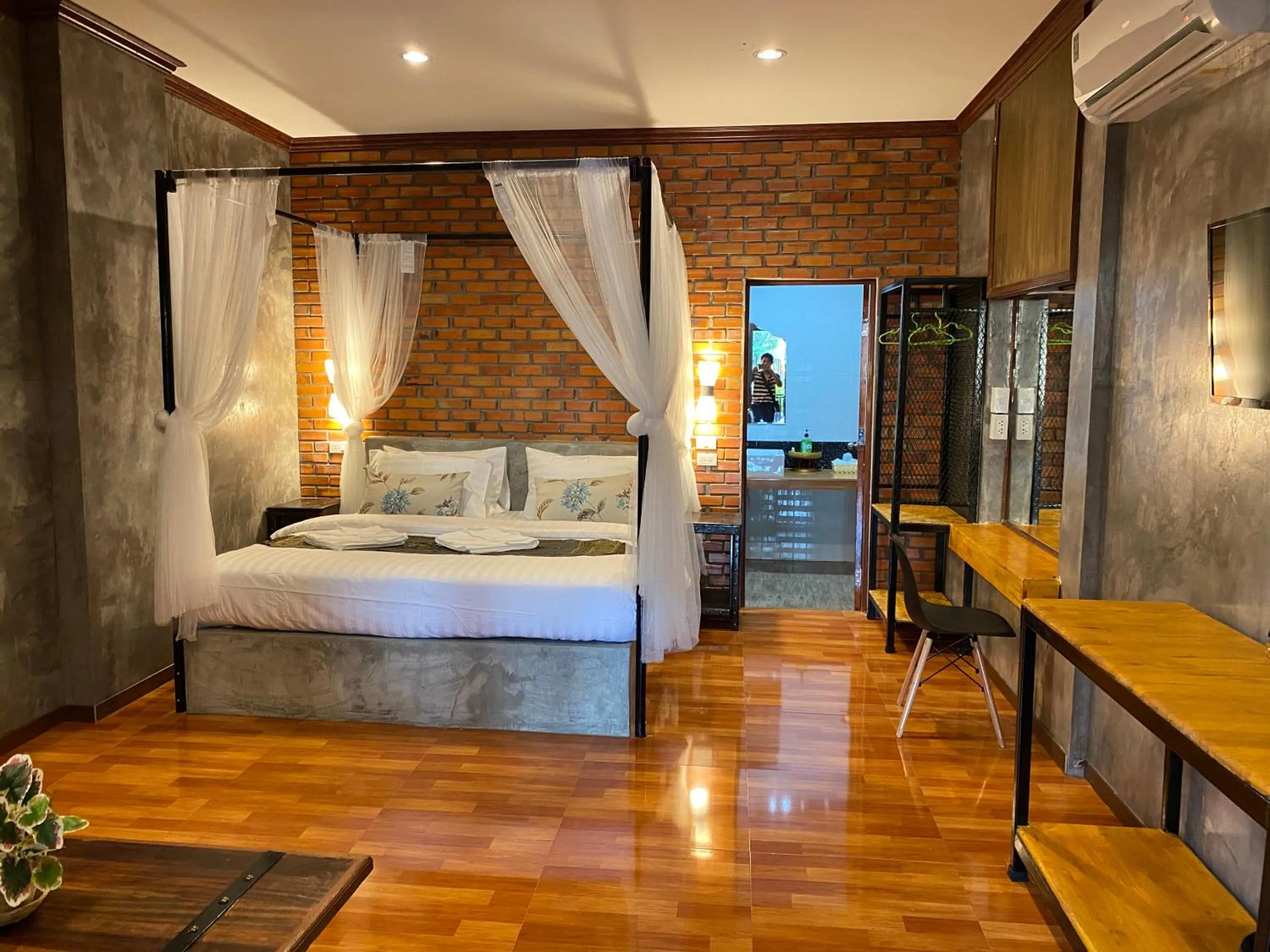 Bed in Khum Lanna Boutique Hotel