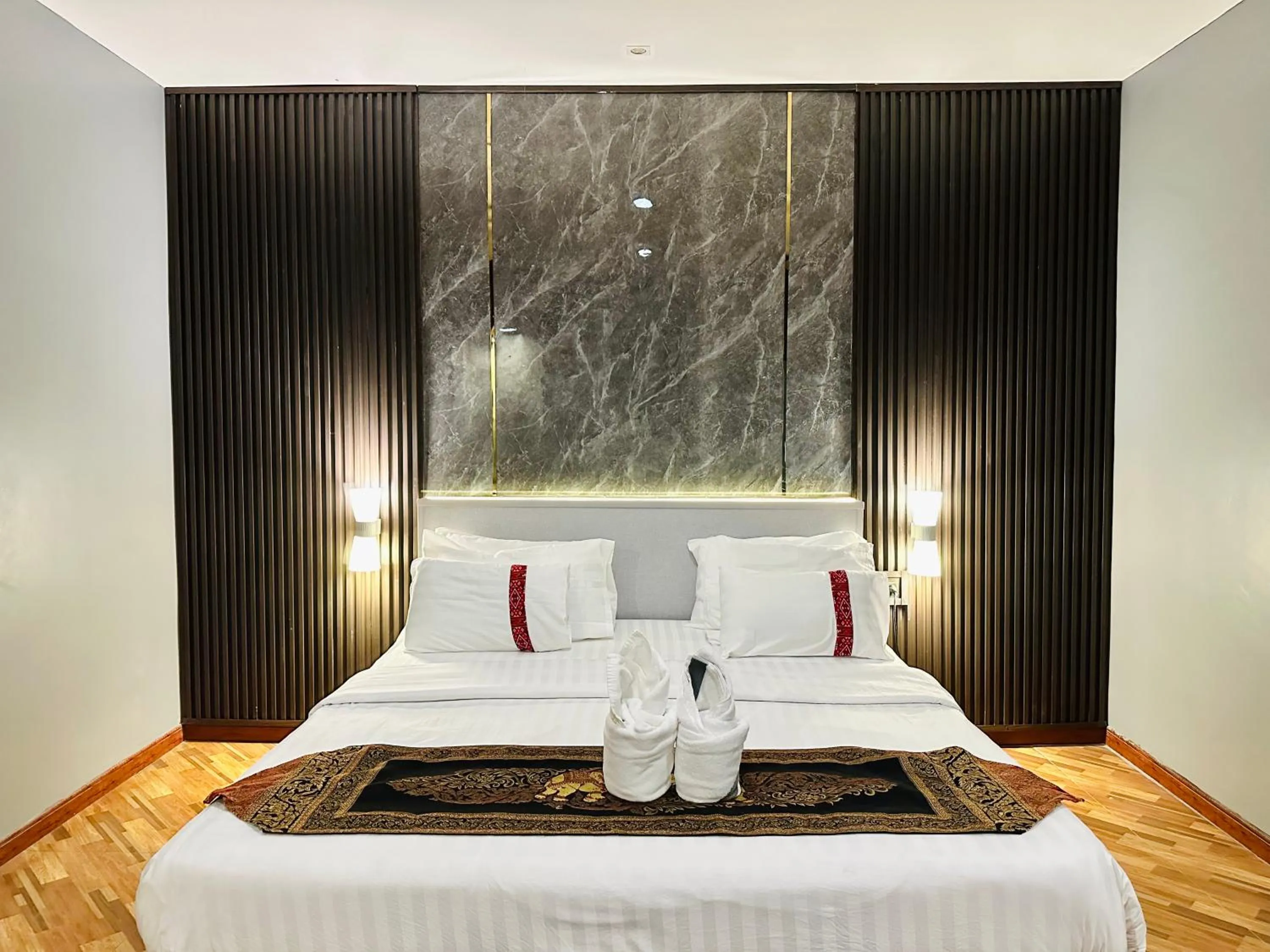 Bed in Khum Lanna Boutique Hotel