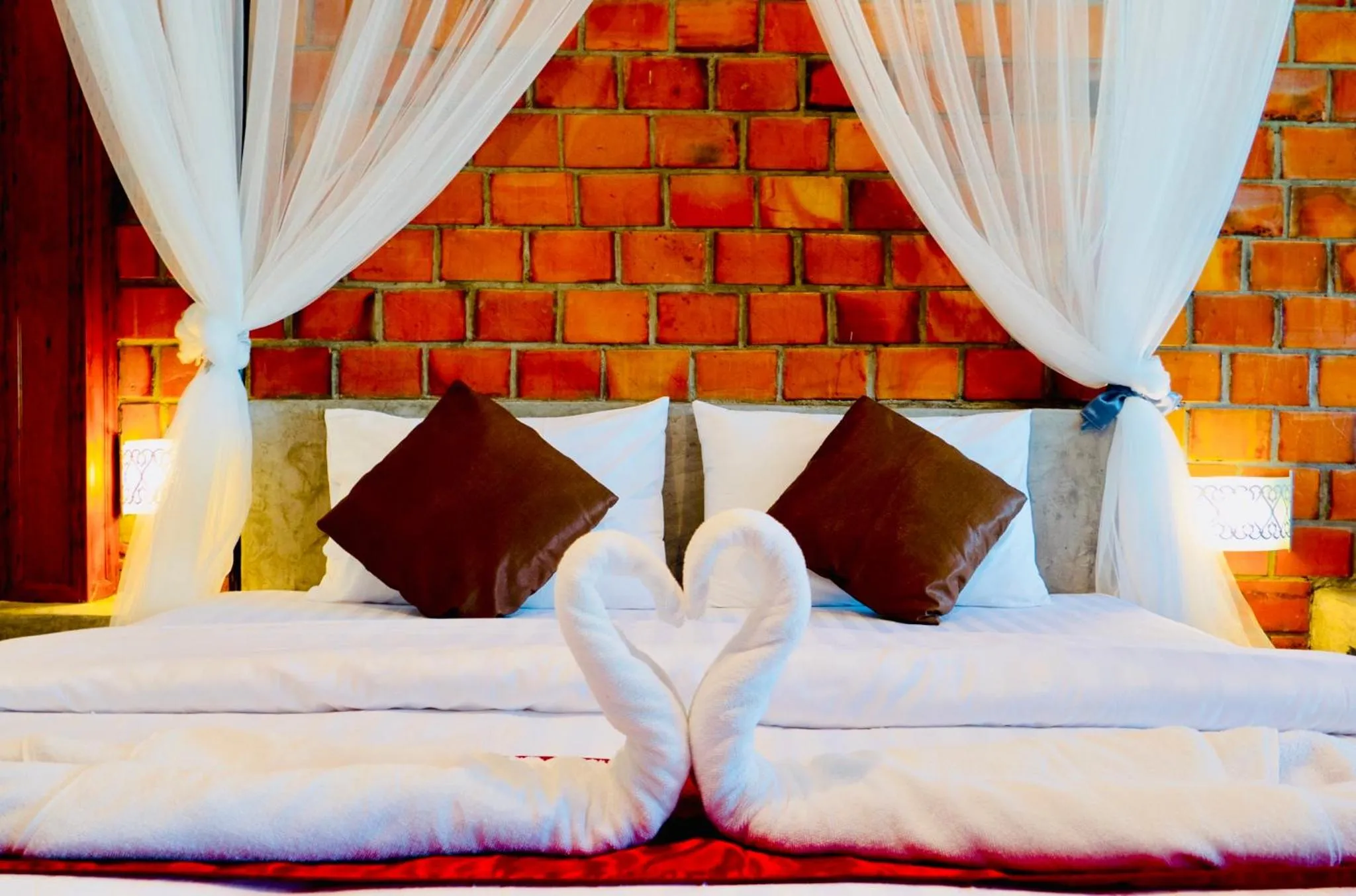Bed in Khum Lanna Boutique Hotel