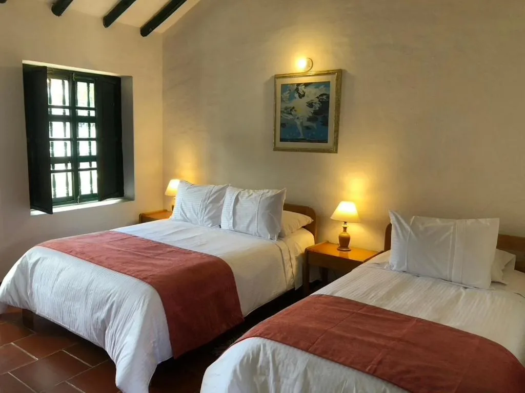 Bedroom, Bed in Hotel Hospederia San Carlos Villa De Leyva