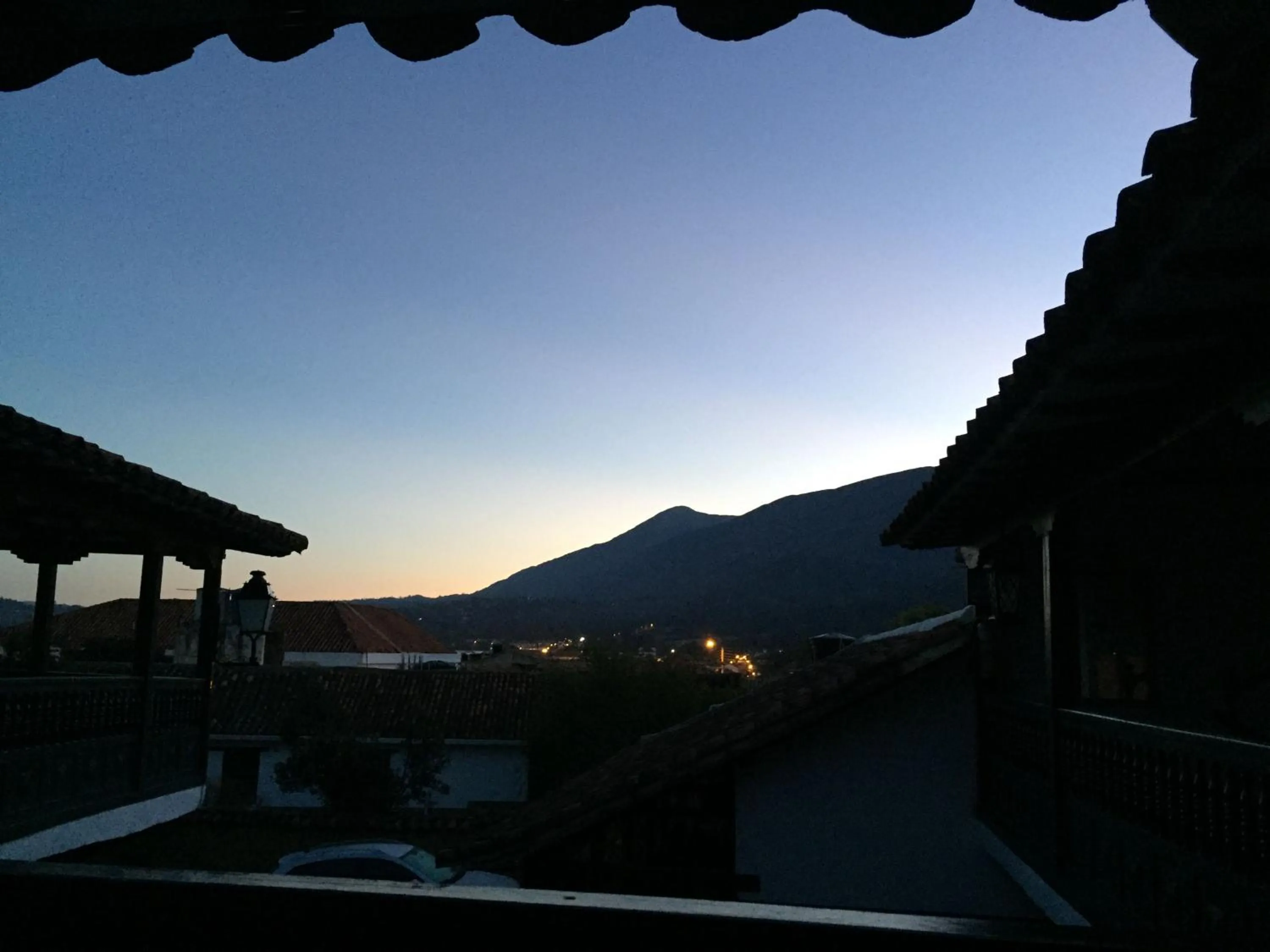 Mountain view in Hotel Hospederia San Carlos Villa De Leyva