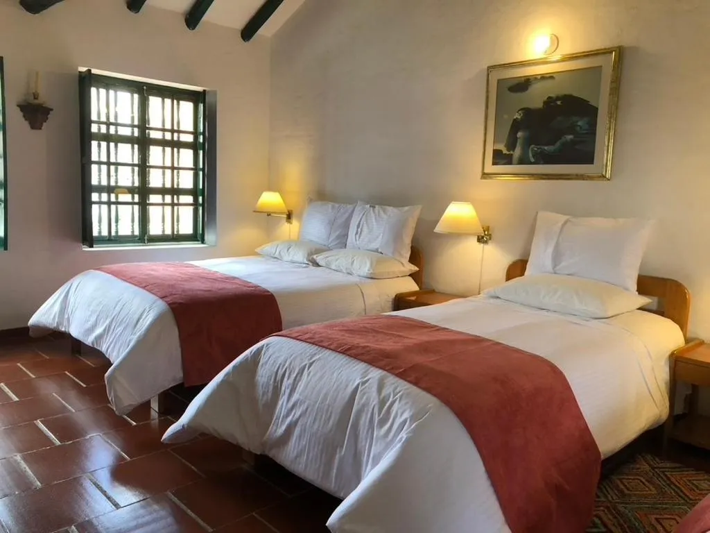 Bedroom, Bed in Hotel Hospederia San Carlos Villa De Leyva