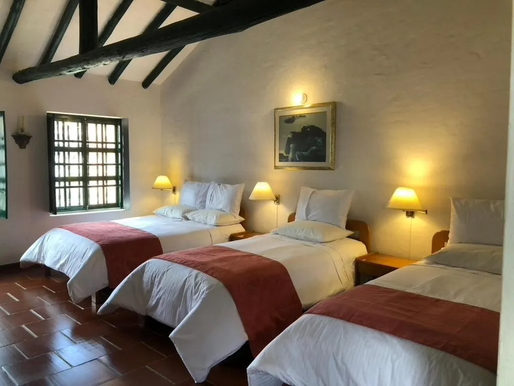 Bedroom, Bed in Hotel Hospederia San Carlos Villa De Leyva