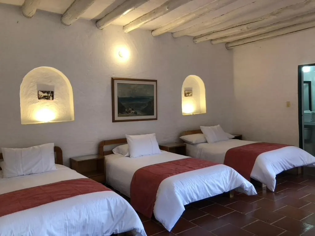 Bedroom, Bed in Hotel Hospederia San Carlos Villa De Leyva