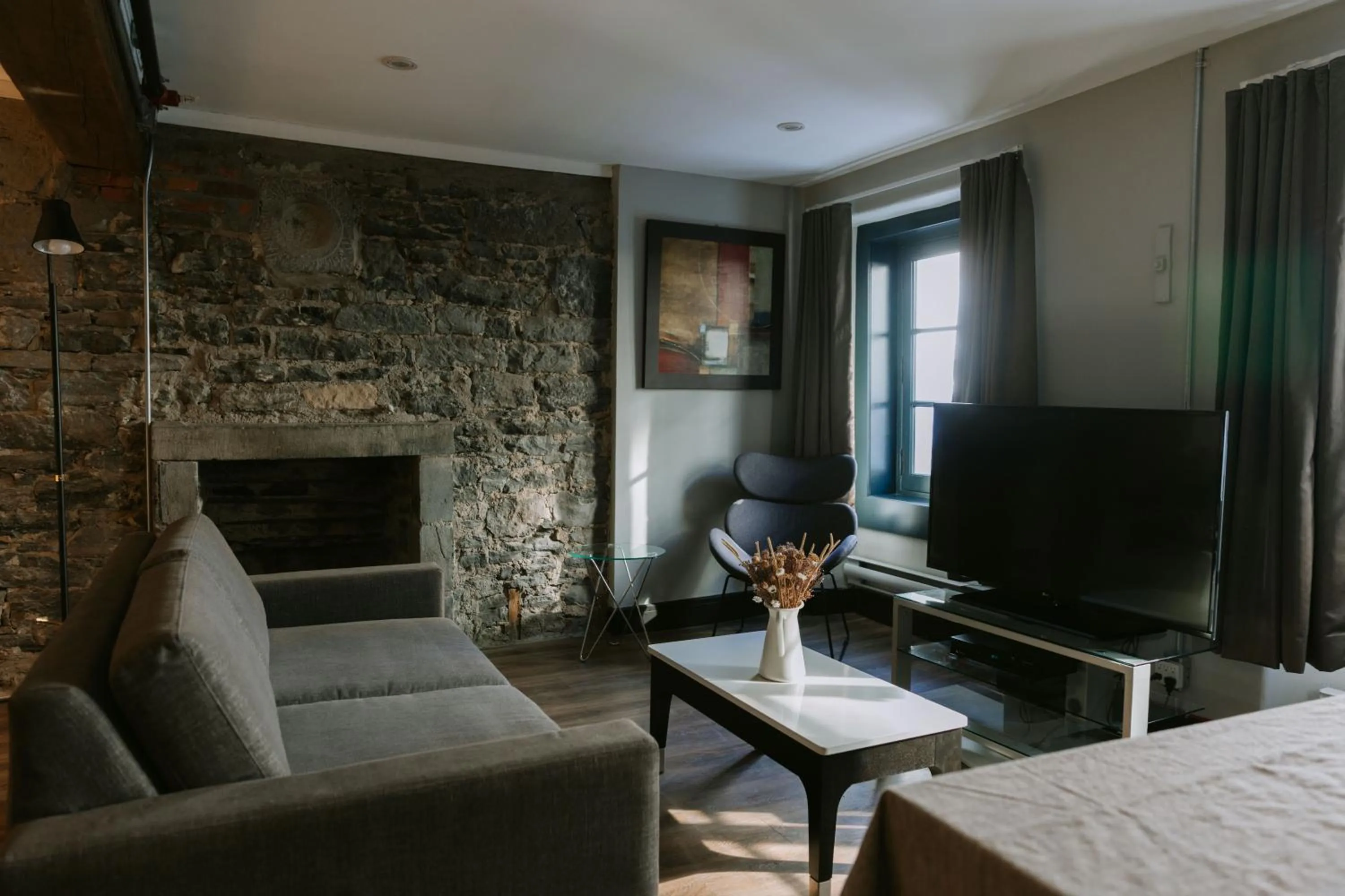 Living room in Lofts du Vieux-Port by Gray Collection