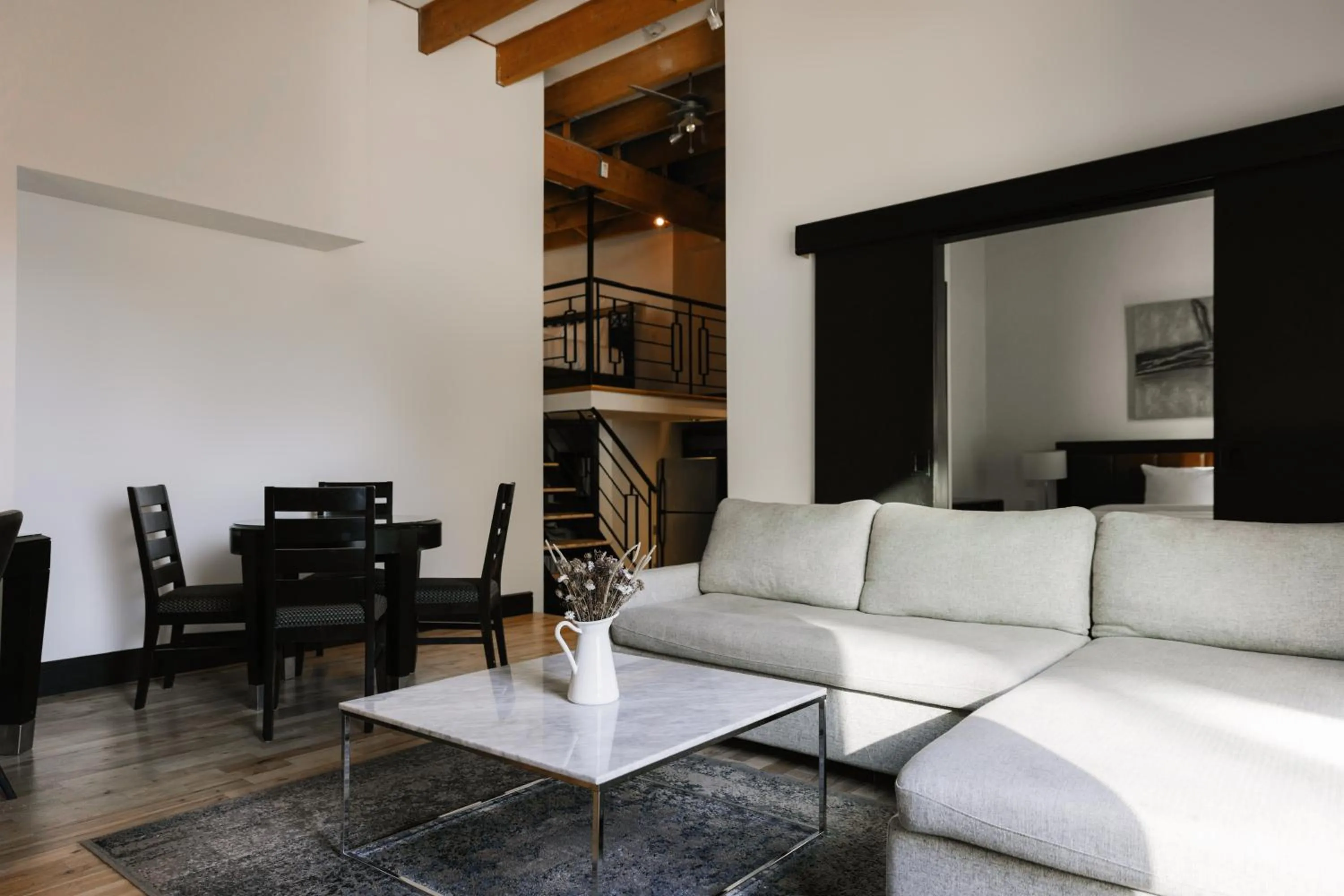 Living room in Lofts du Vieux-Port by Gray Collection