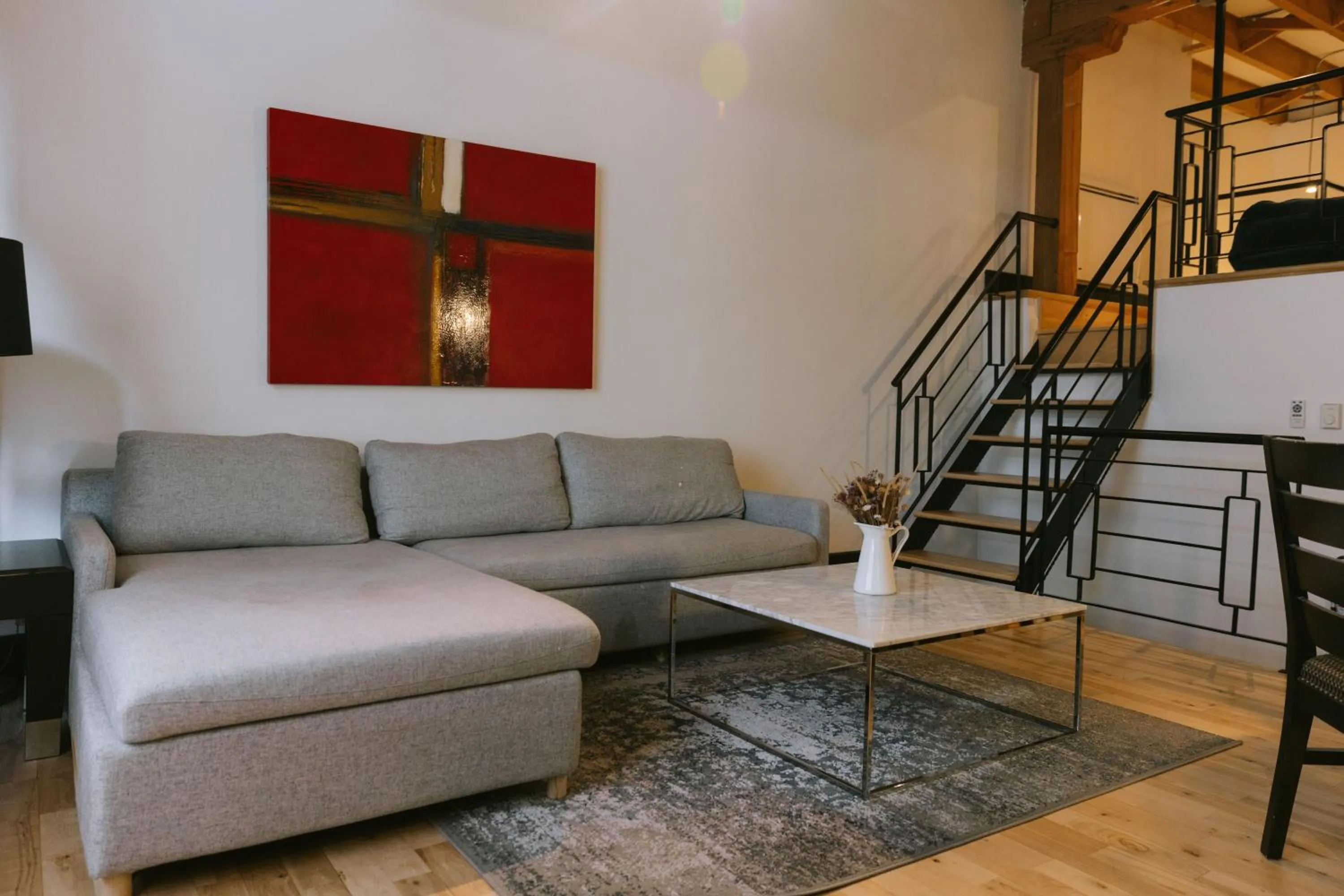 Living room in Lofts du Vieux-Port by Gray Collection