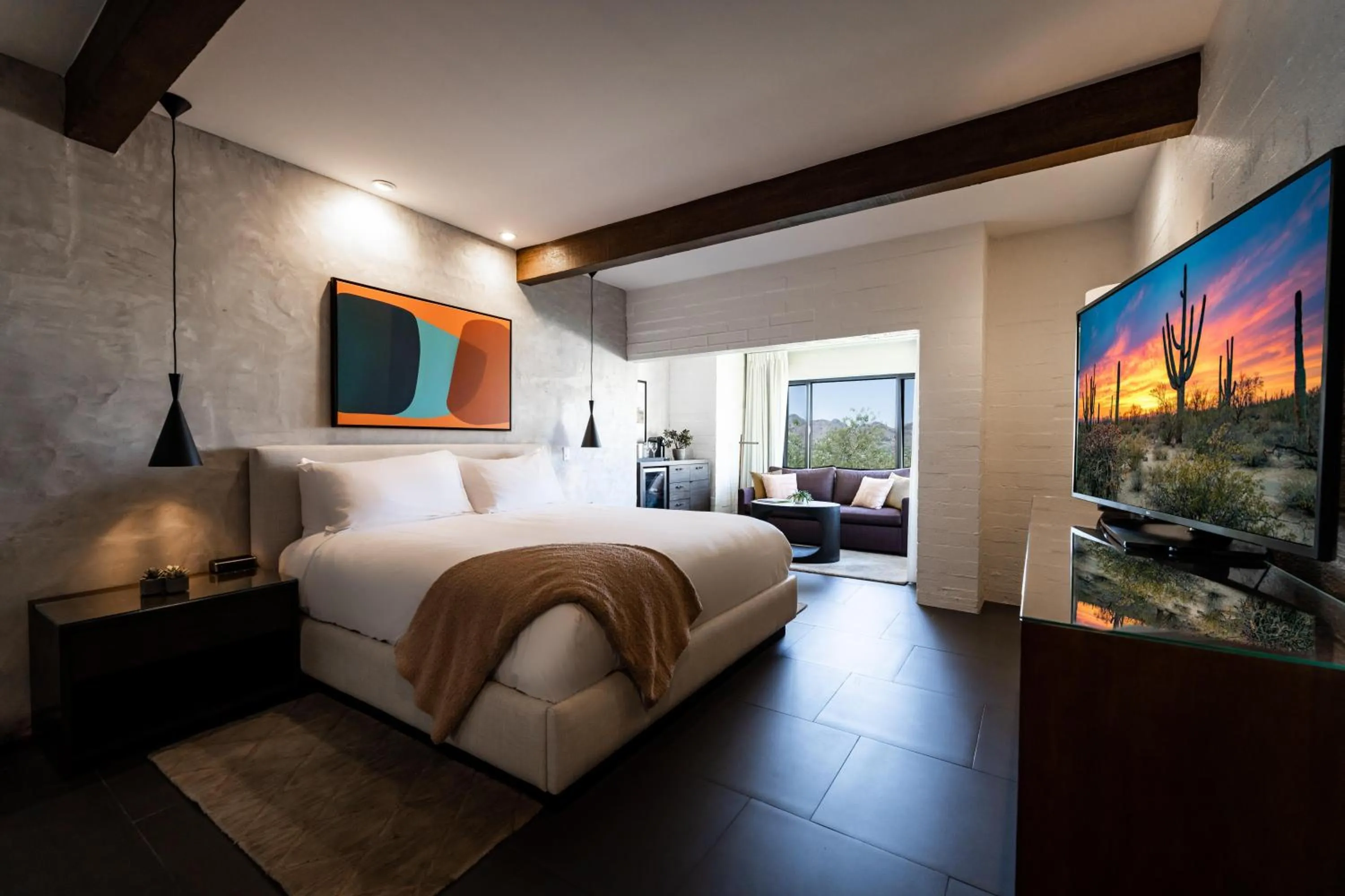 Photo of the whole room, Bed in Sanctuary Camelback Mountain Resort and Spa