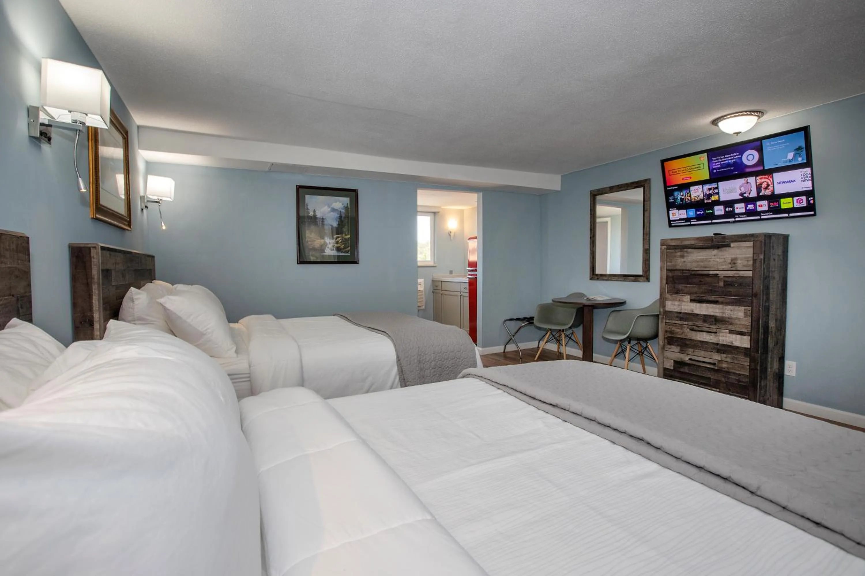 TV and multimedia, Bed in Silver Ridge Lodge