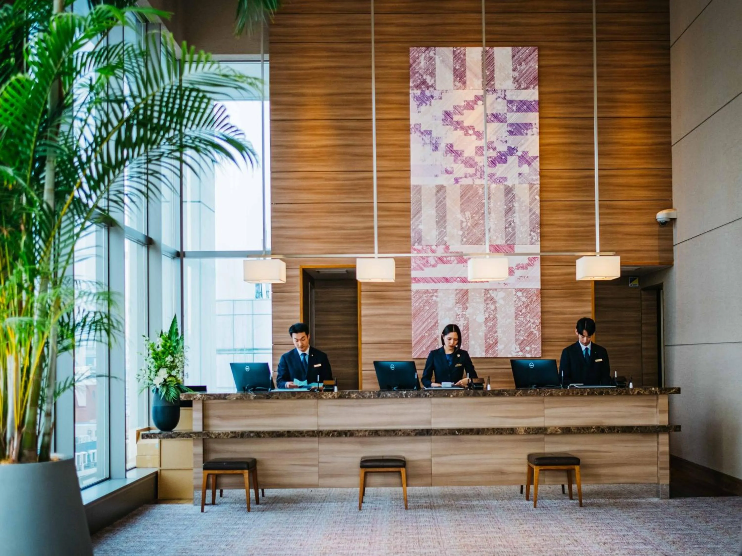 Lobby or reception in Hotel Resol Trinity Hakata