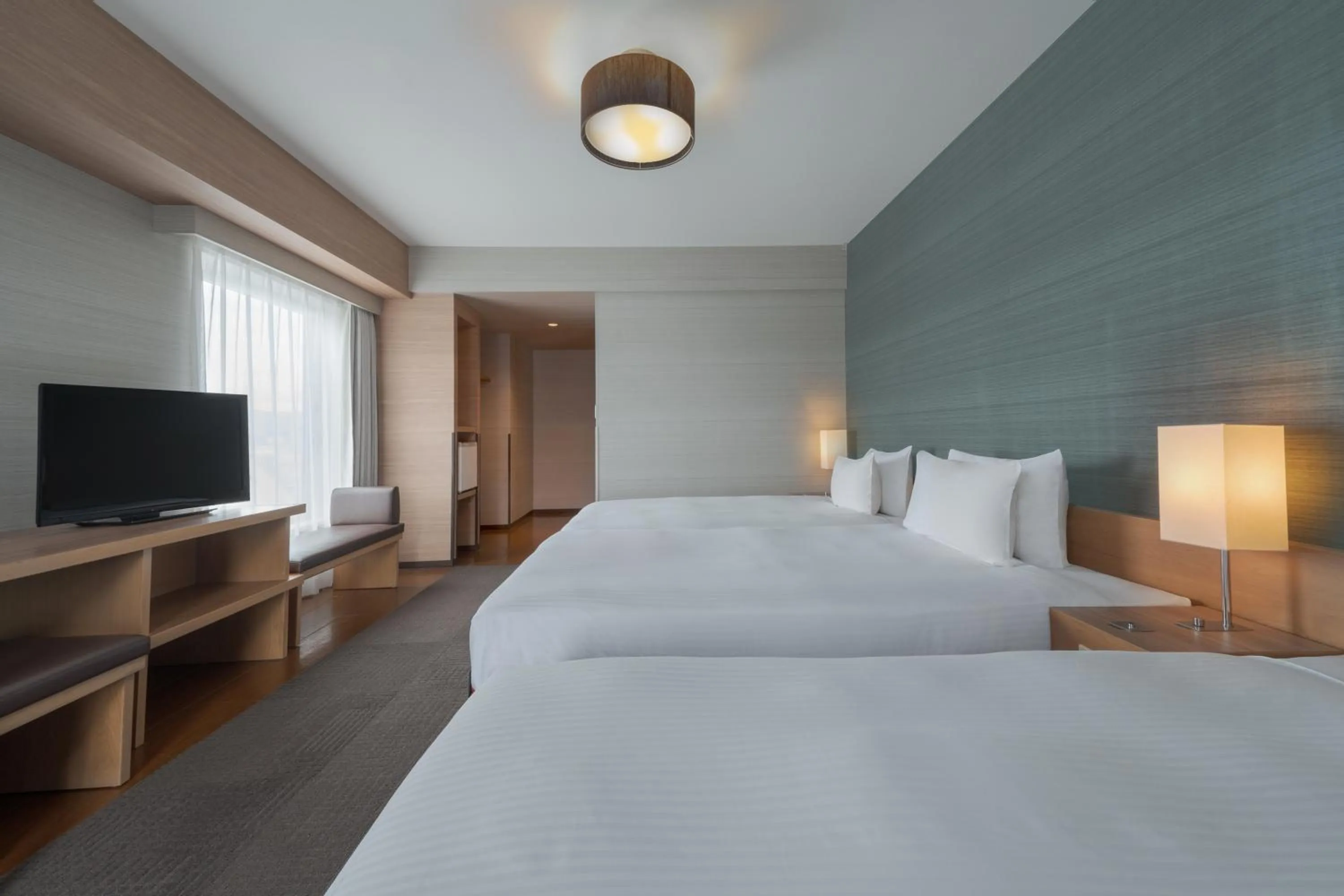 Photo of the whole room, Bed in Hotel Resol Trinity Hakata