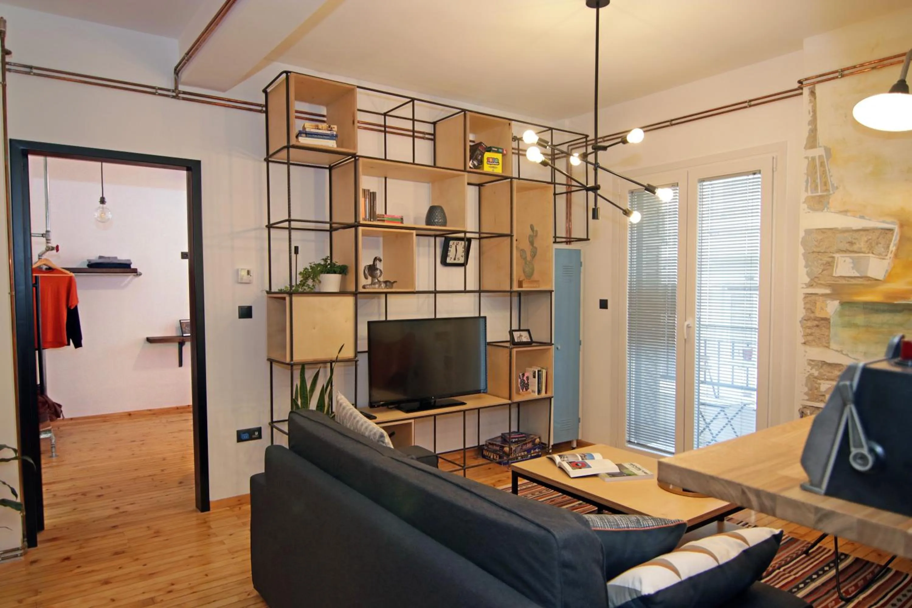 Living room in The 4 Travellers Thessaloniki