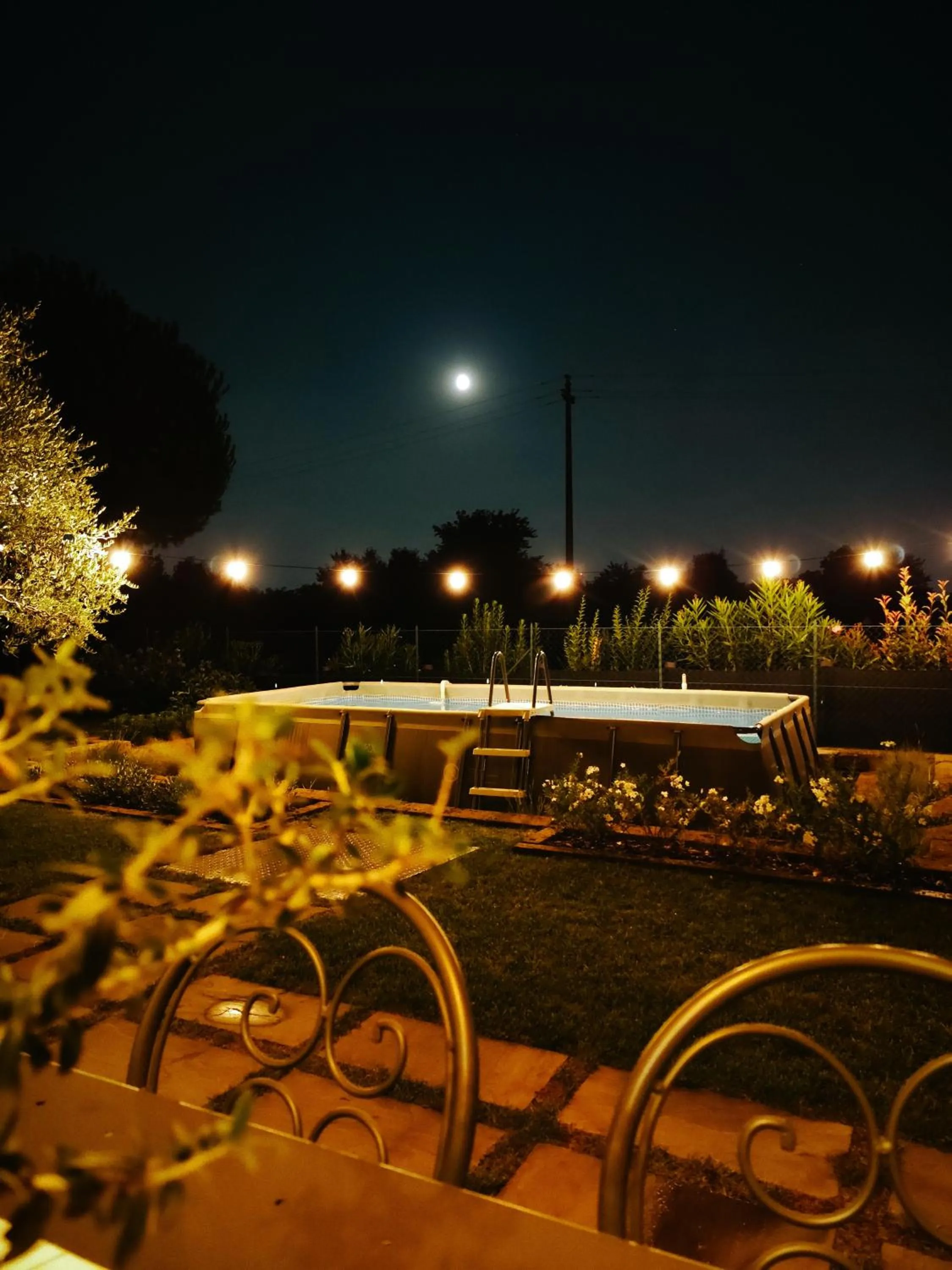 Swimming pool in Due Lune B&B