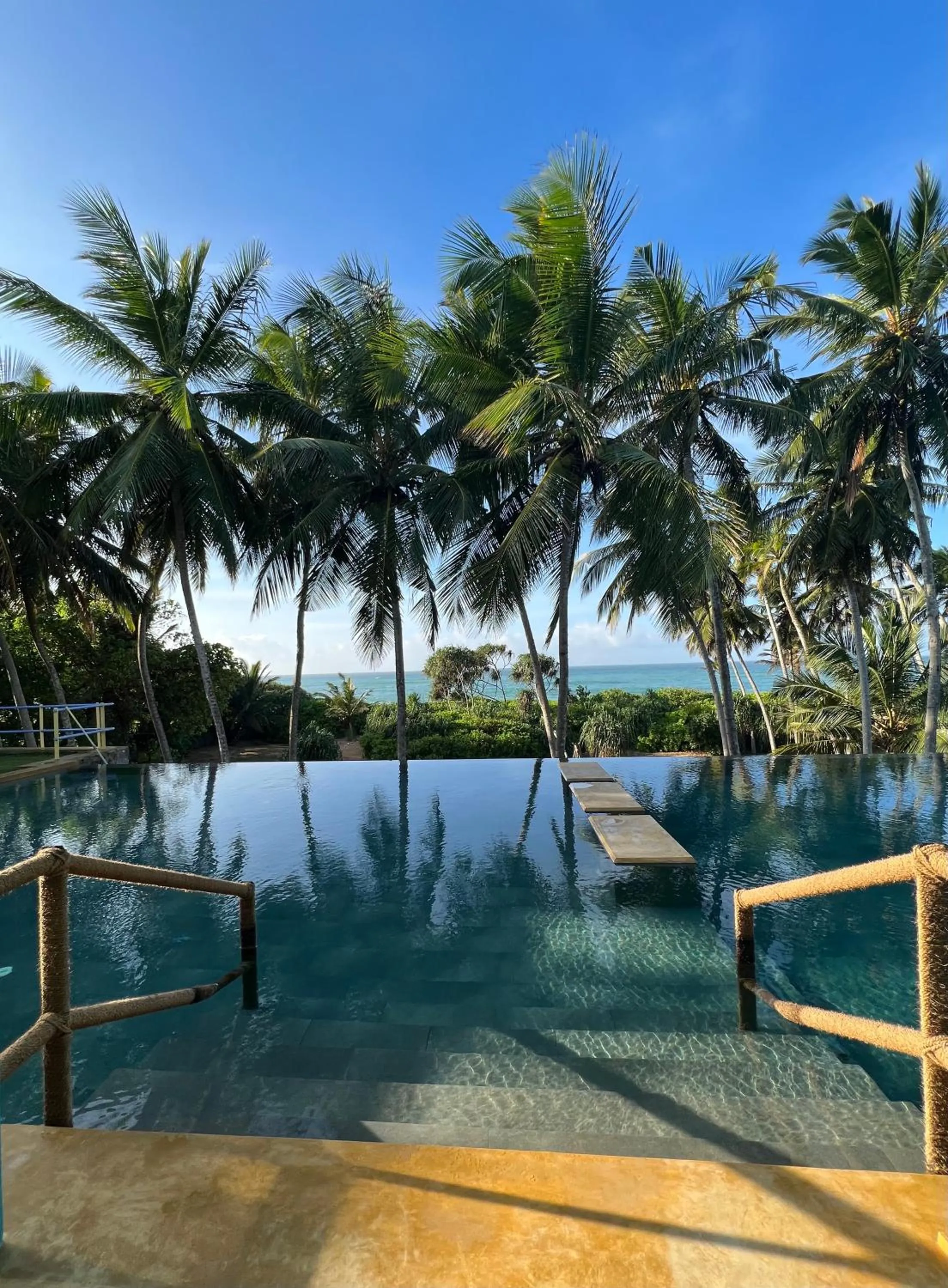 Pool view in Buckingham Place