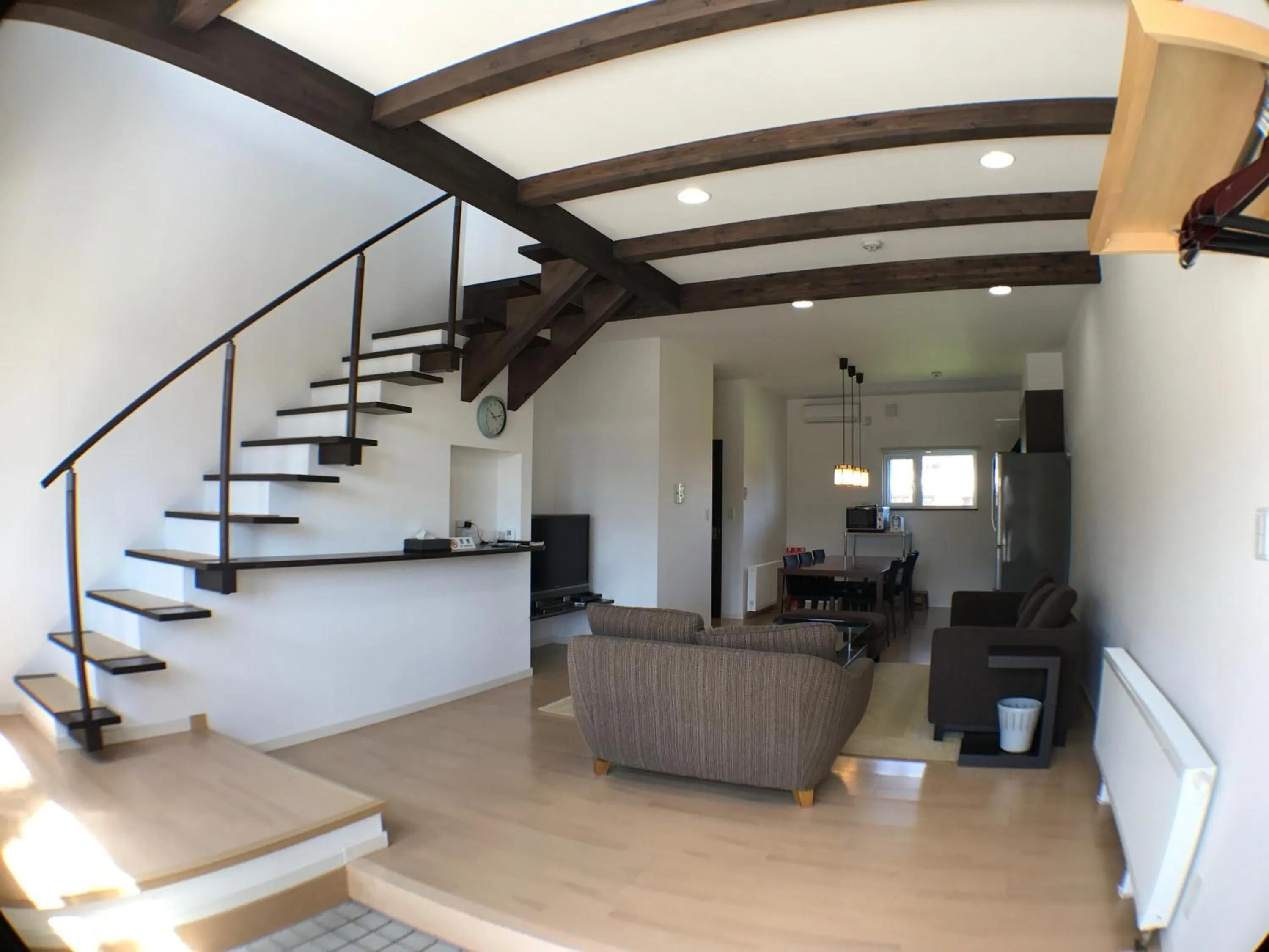 Living room in Tsuru Apartments