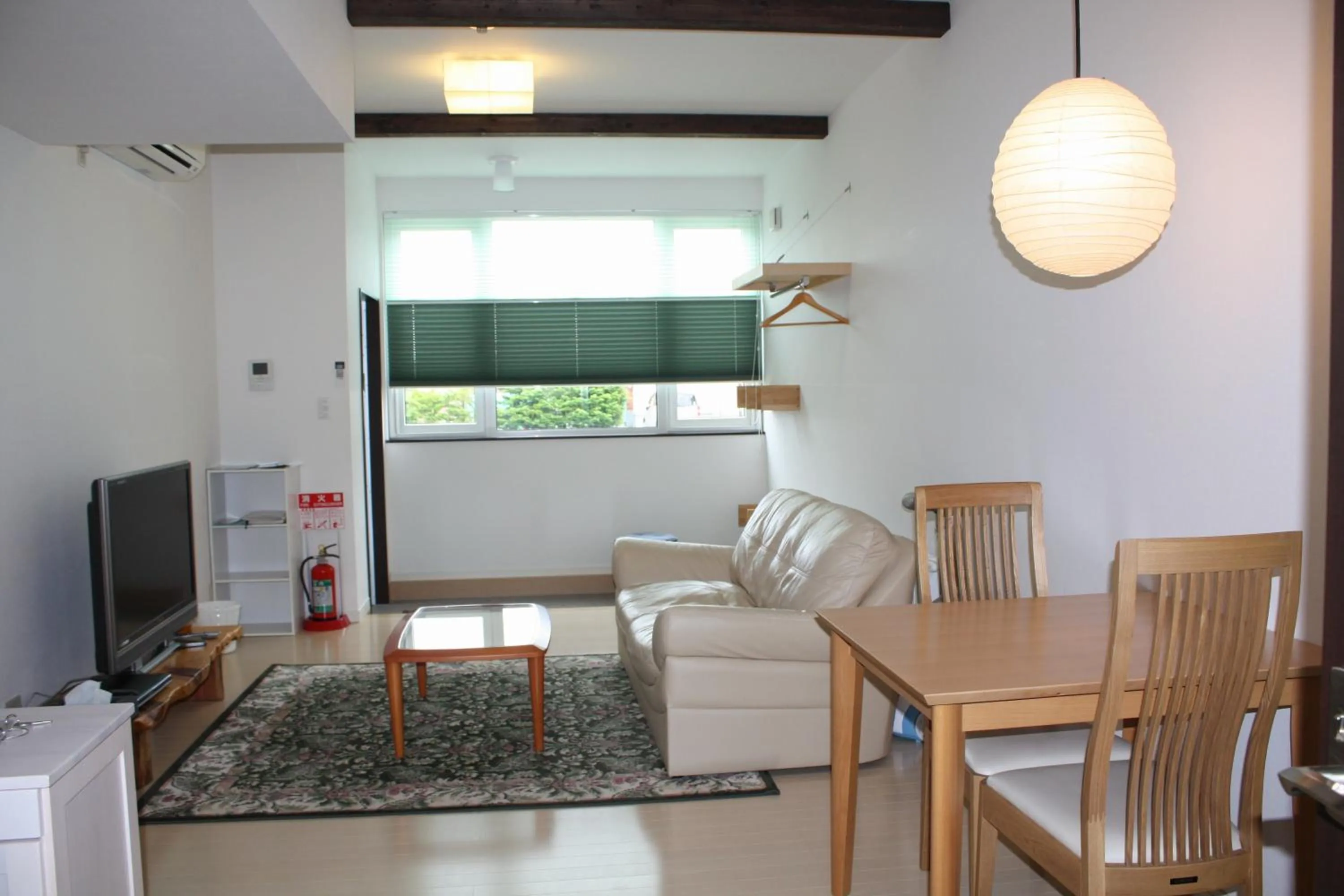 Living room in Tsuru Apartments
