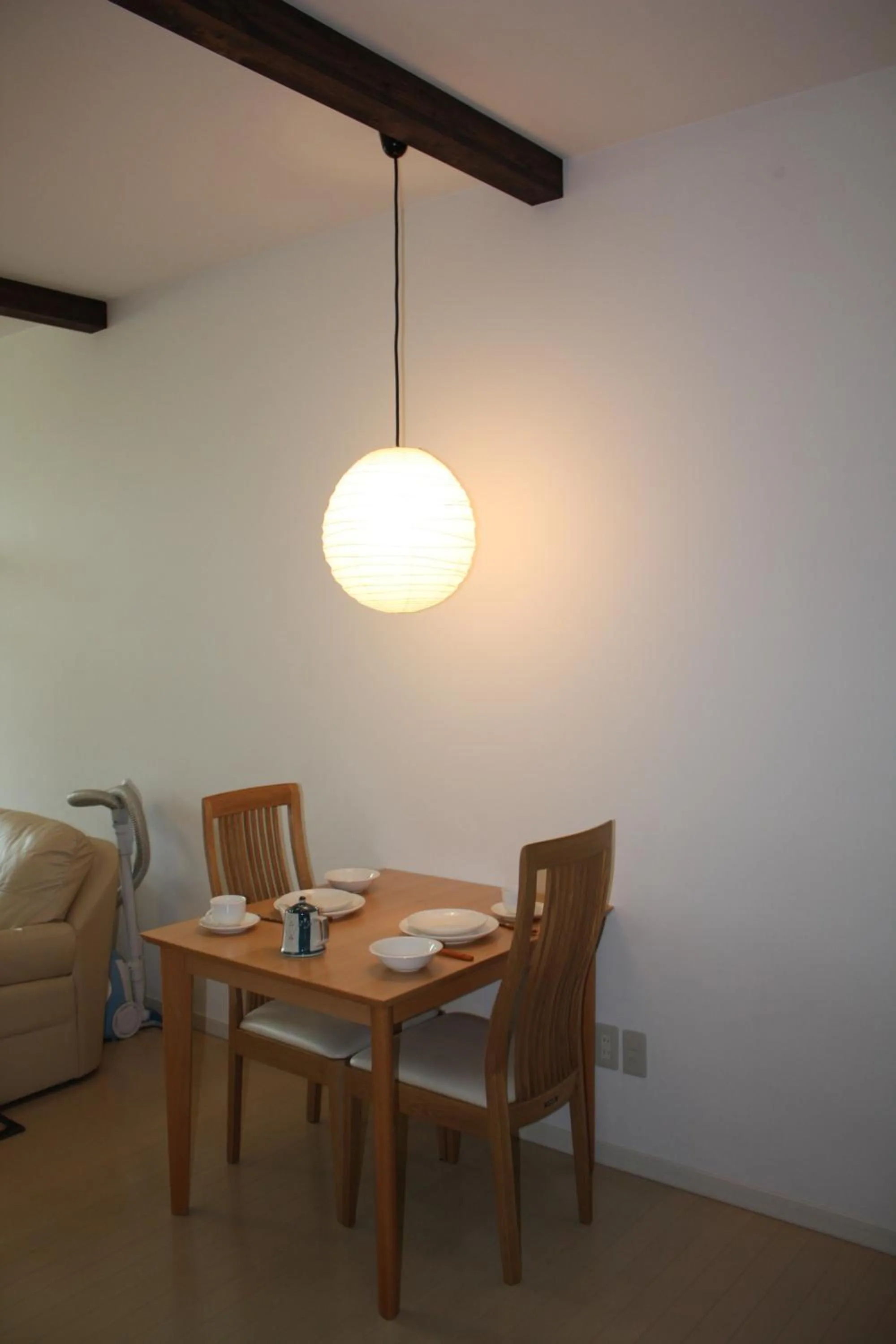 Dining area in Tsuru Apartments