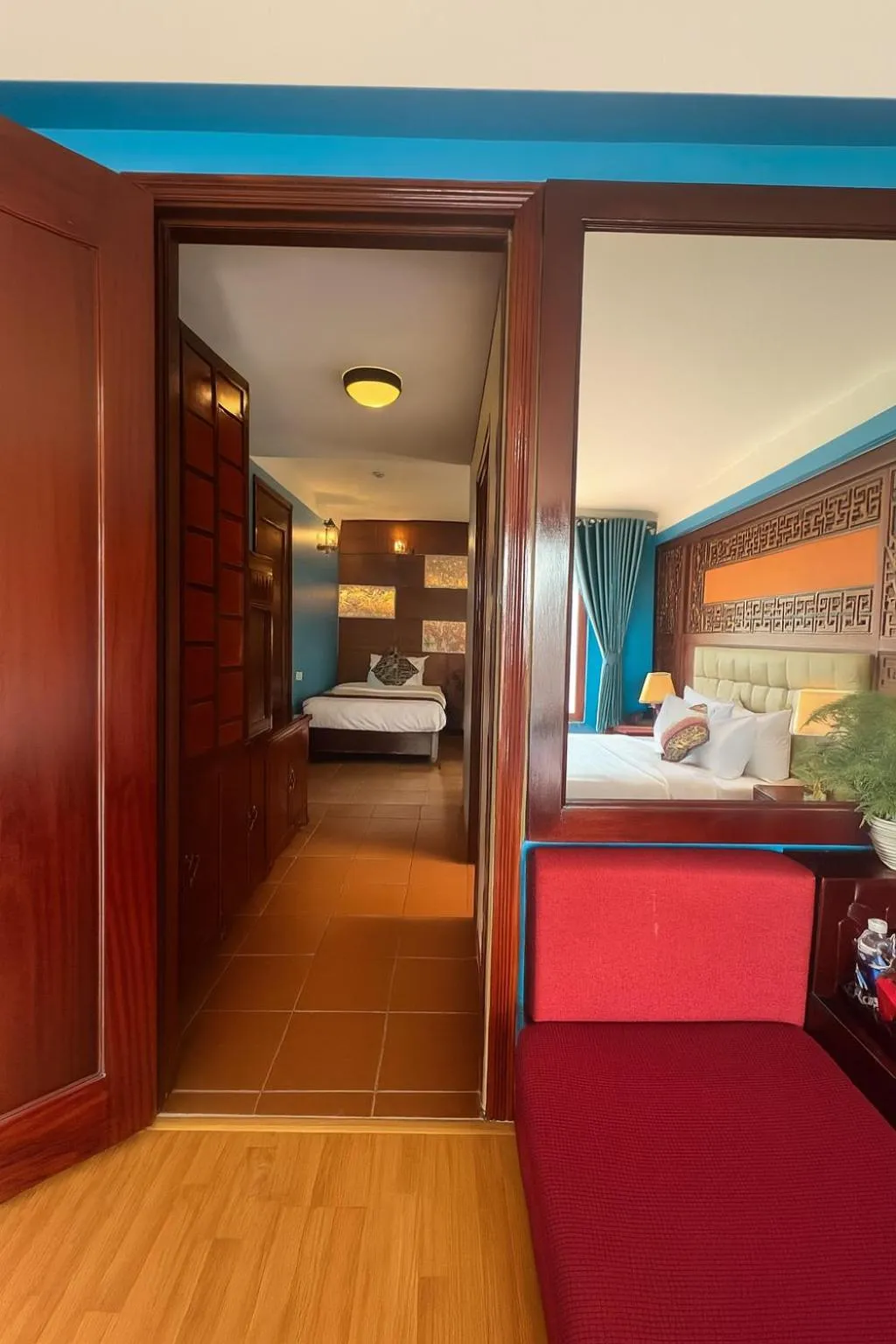 Bed in Sapa Elegance Hotel