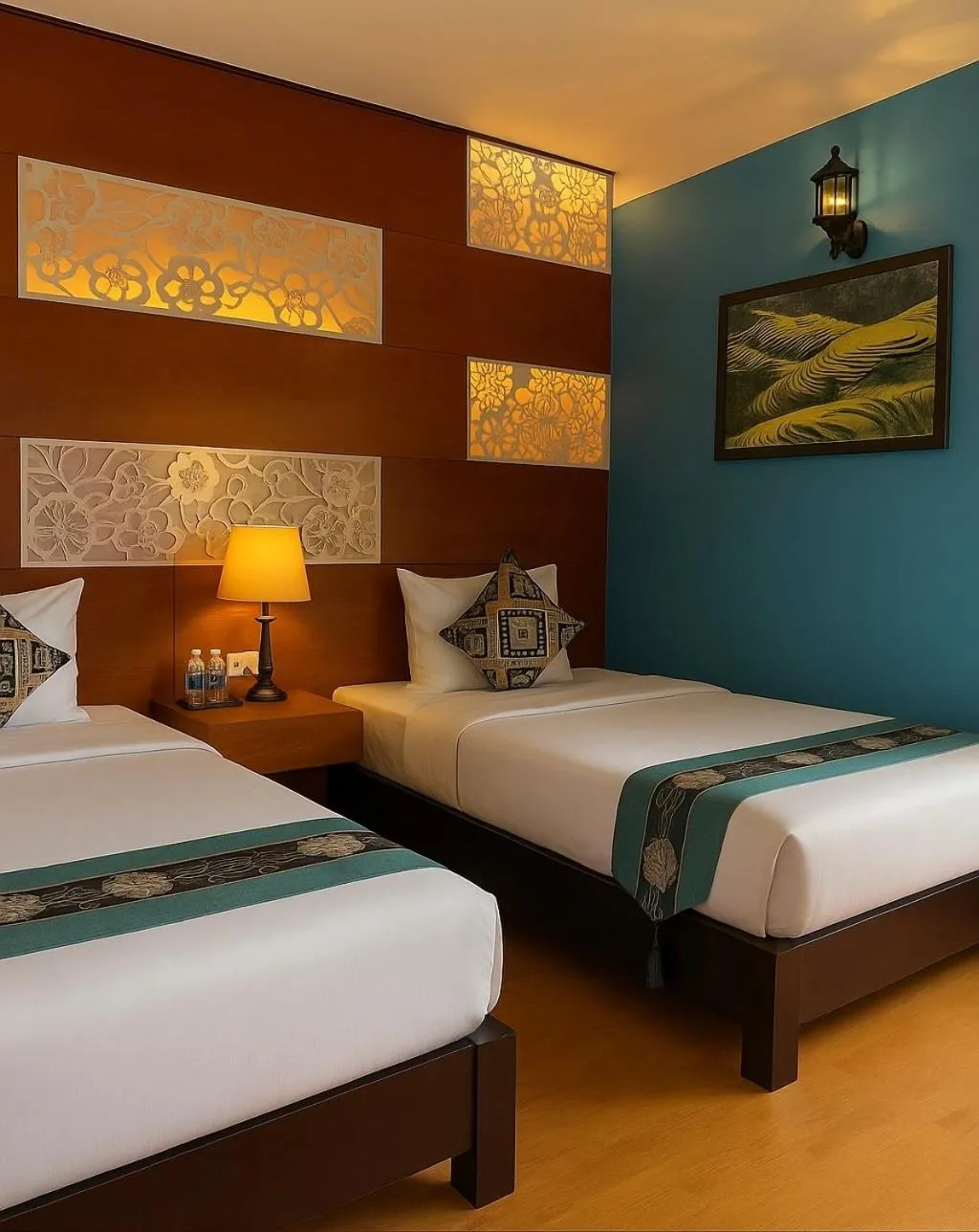 Bed in Sapa Elegance Hotel