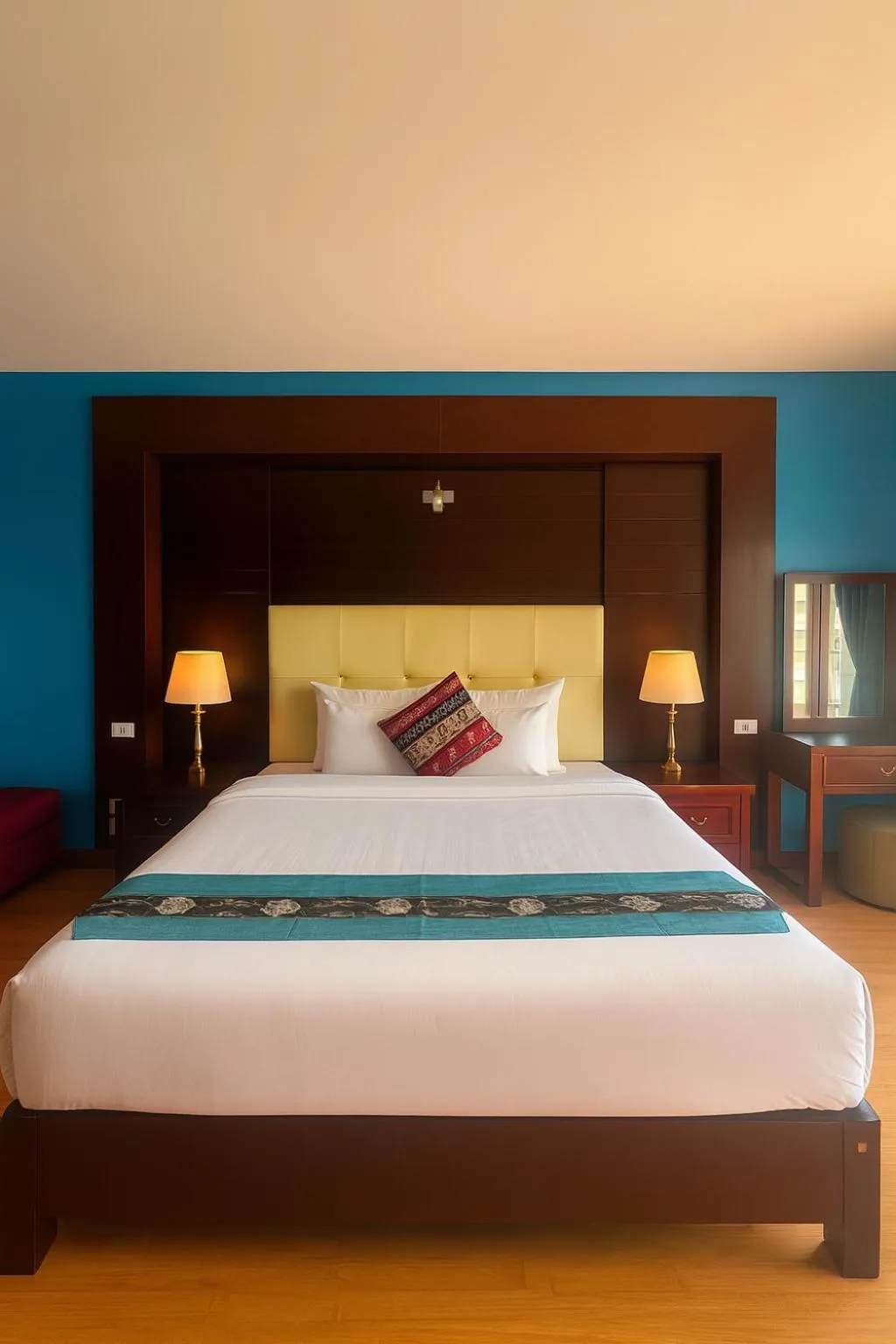 Bed in Sapa Elegance Hotel