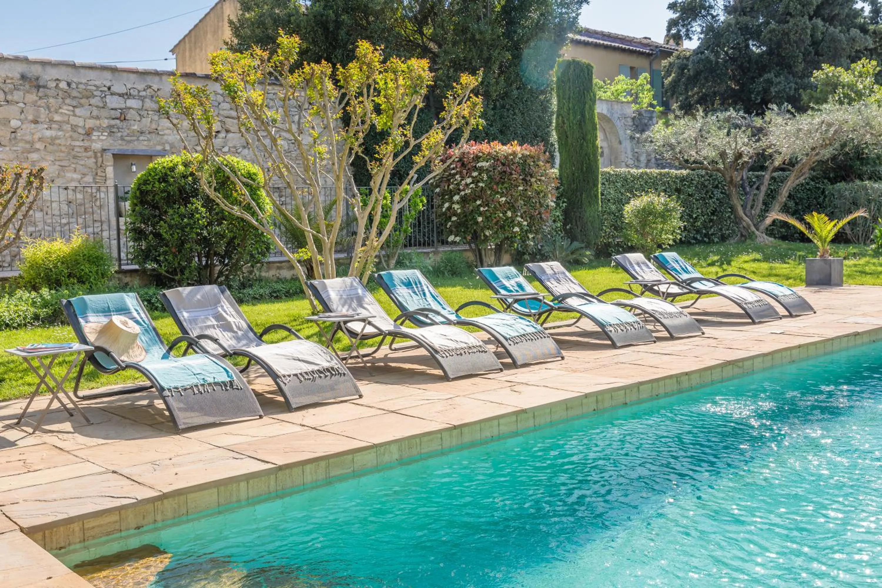 Pool view in Hôtel La Suite