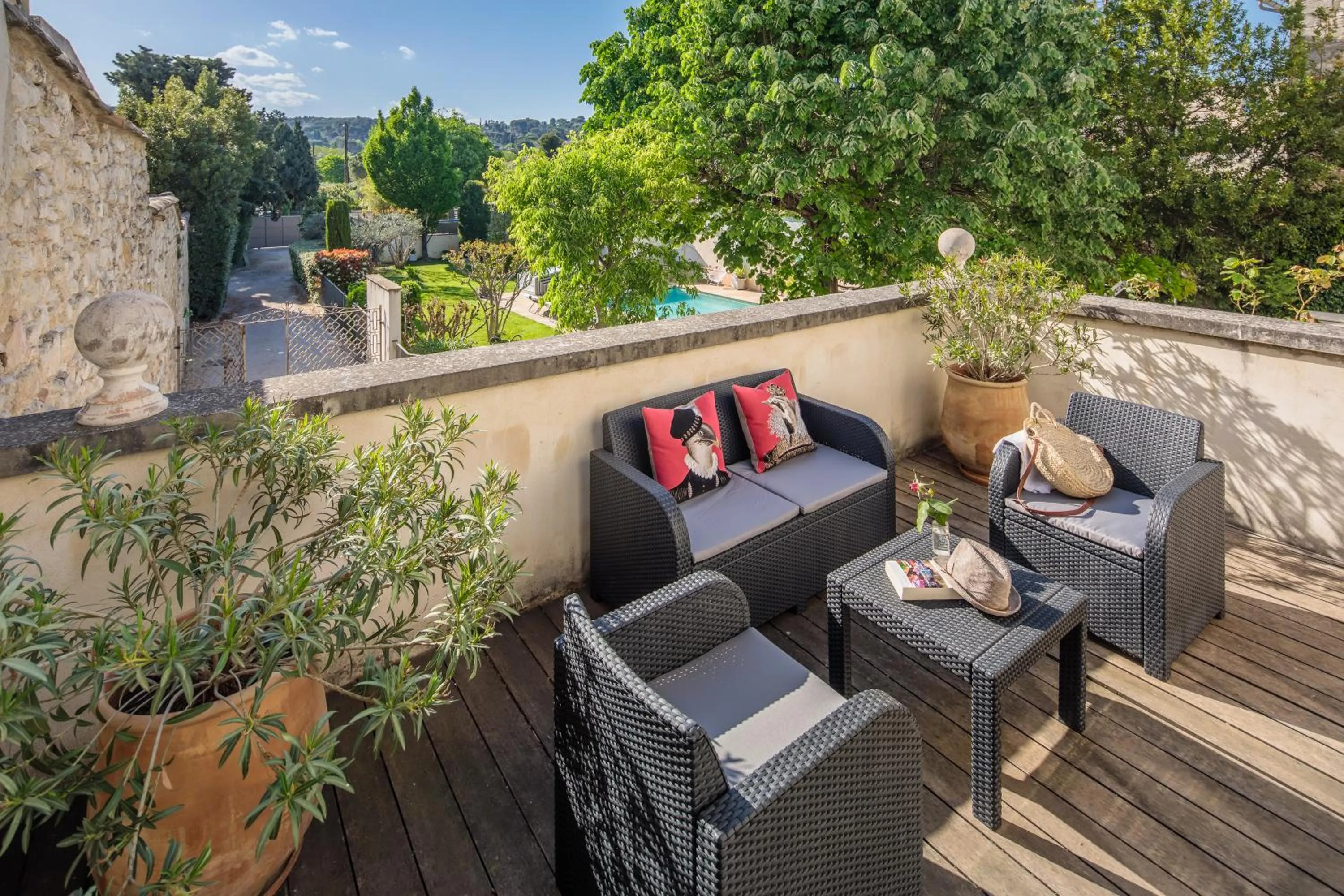 Balcony/Terrace in Hôtel La Suite