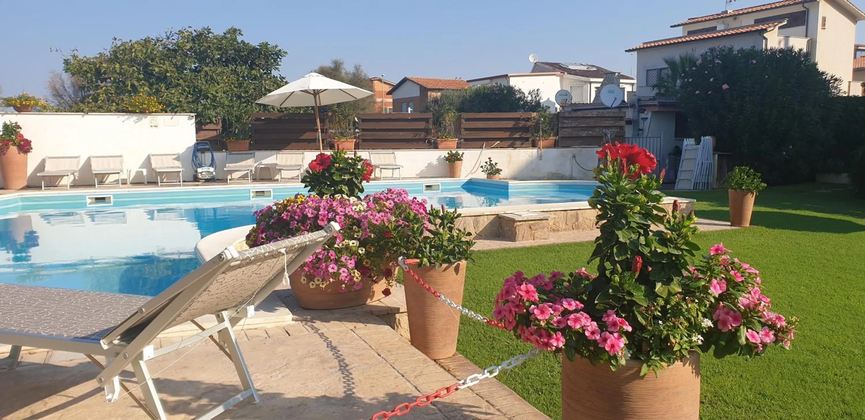 Garden in Hotel Corallo