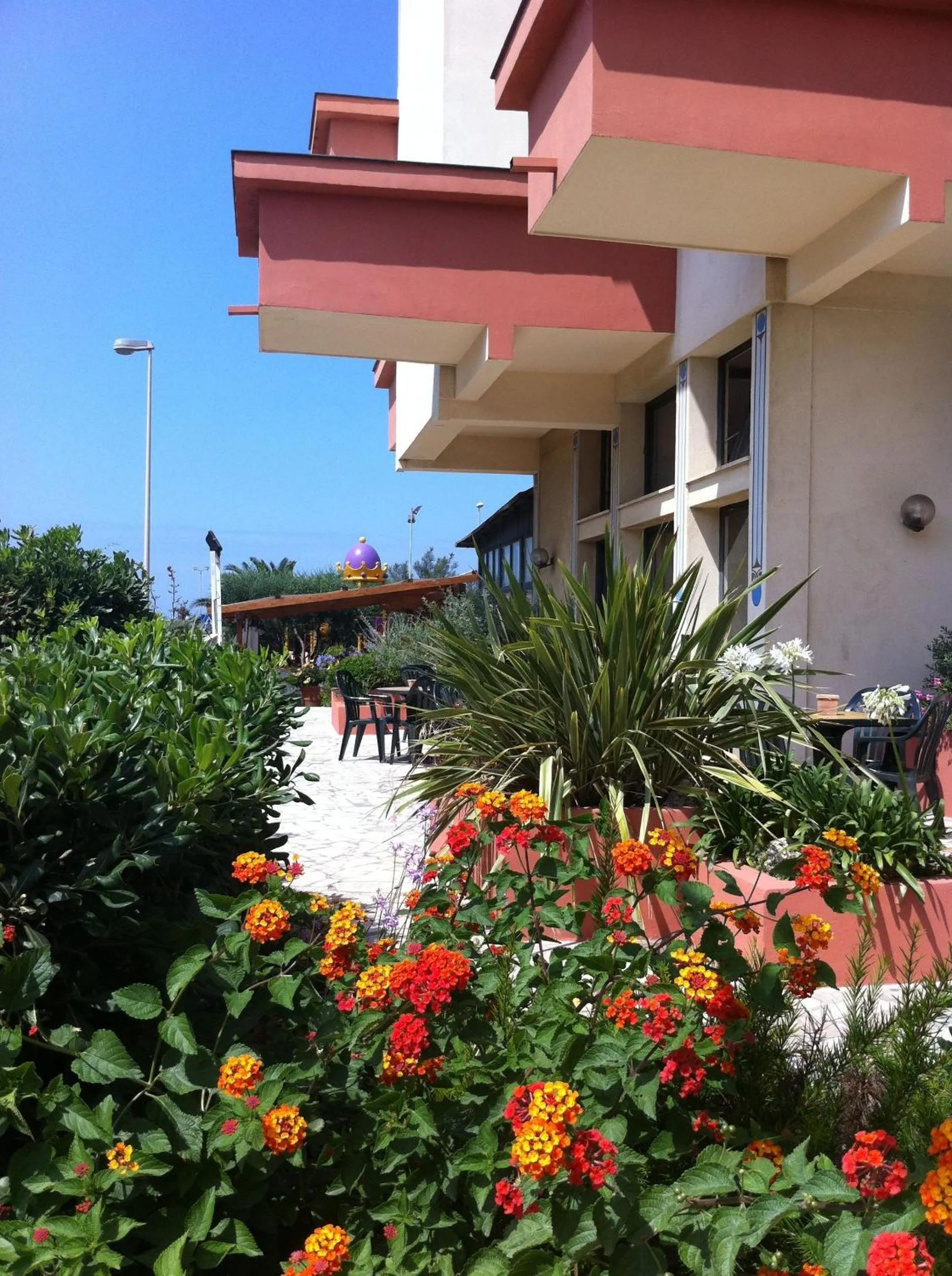 Patio in Hotel Corallo