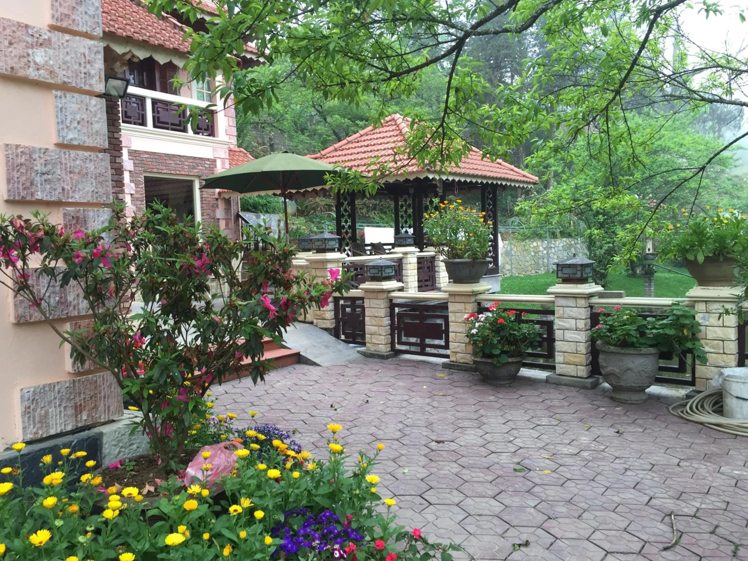 Decorative detail in Sapa Garden Bed and Breakfast