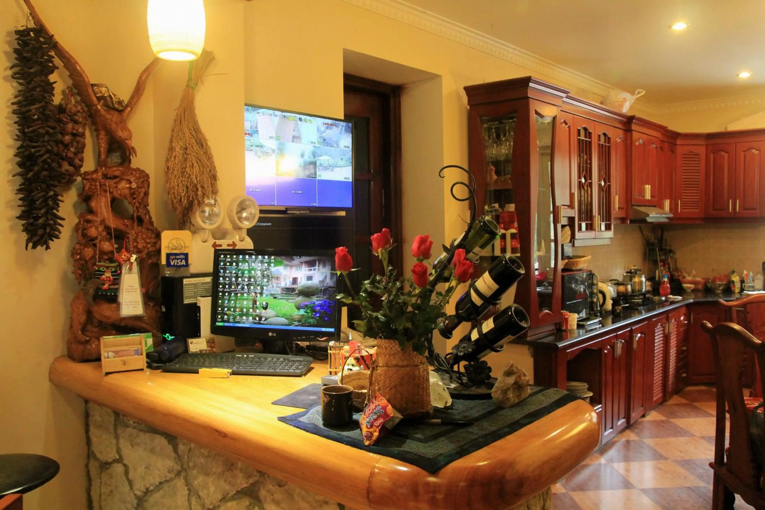 Decorative detail in Sapa Garden Bed and Breakfast