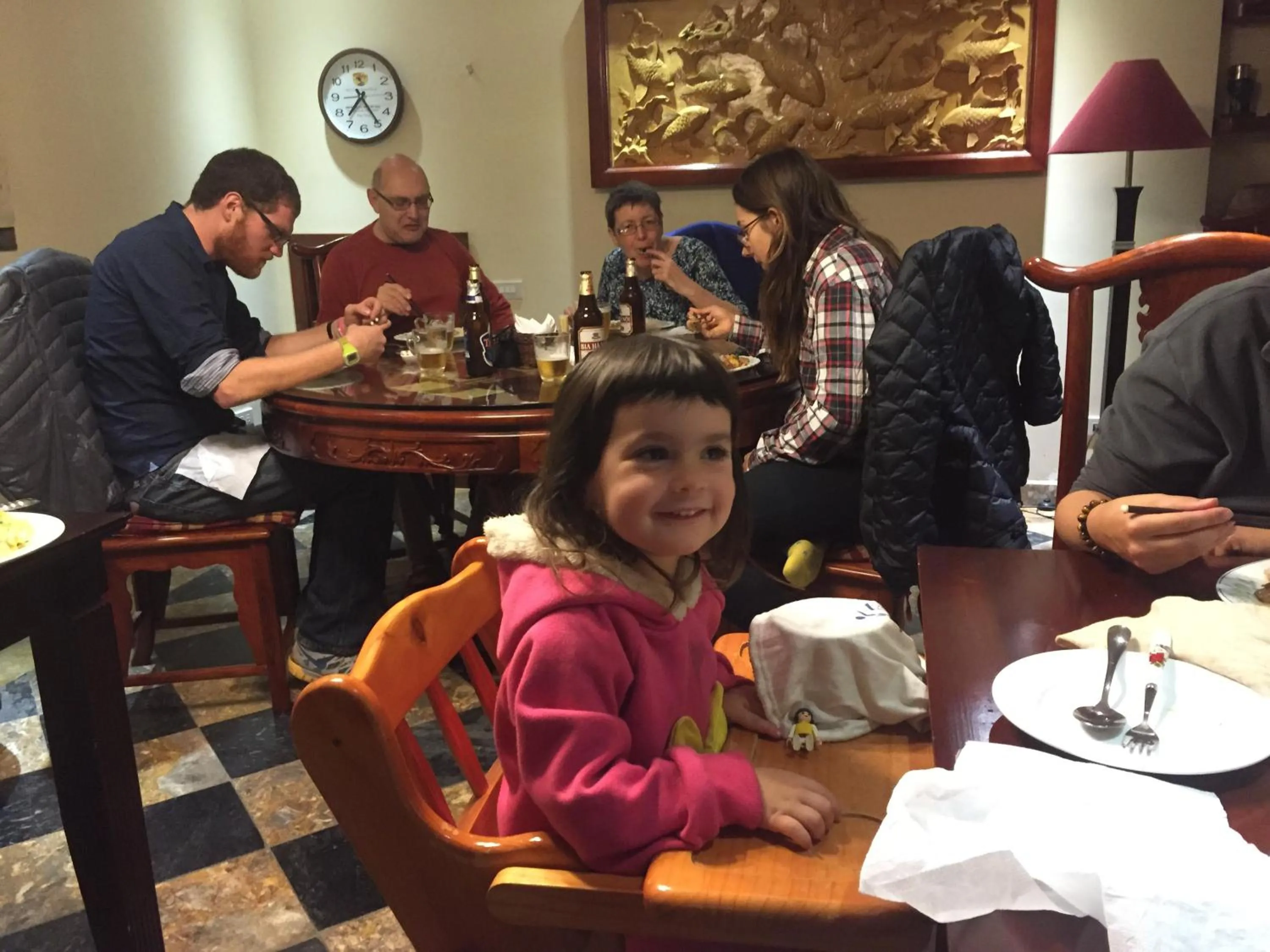 group of guests in Sapa Garden Bed and Breakfast