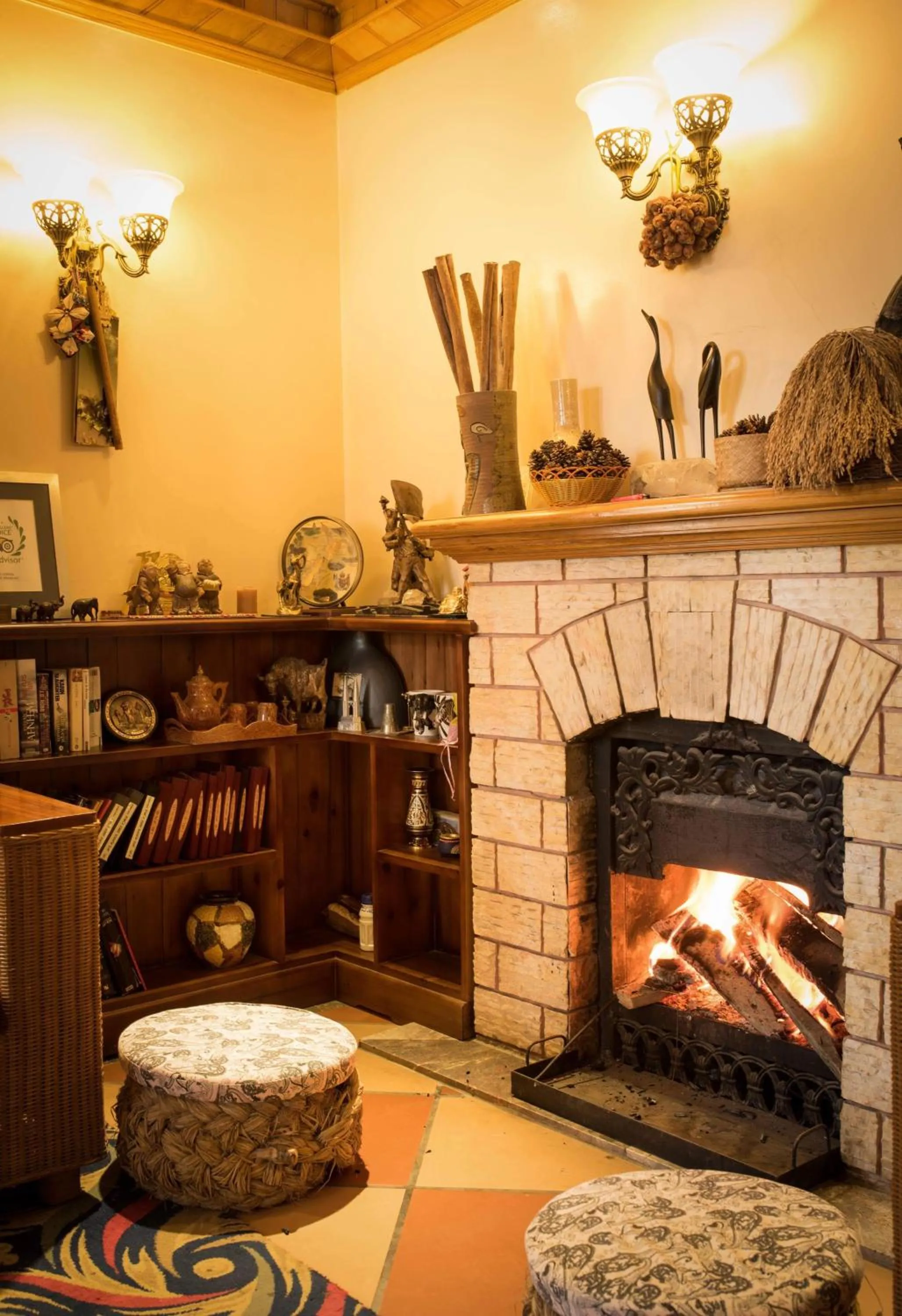 Library in Sapa Garden Bed and Breakfast