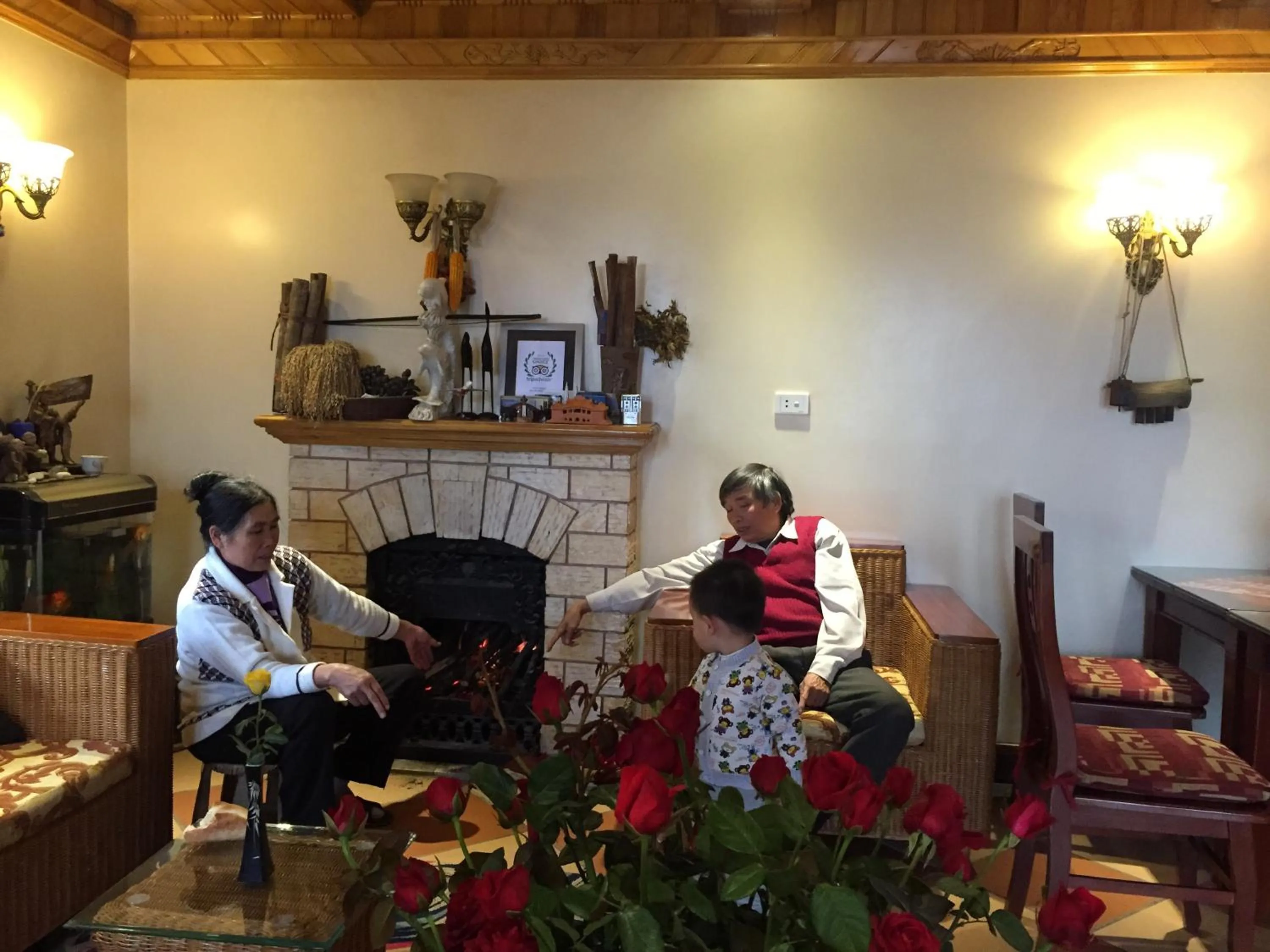 group of guests in Sapa Garden Bed and Breakfast