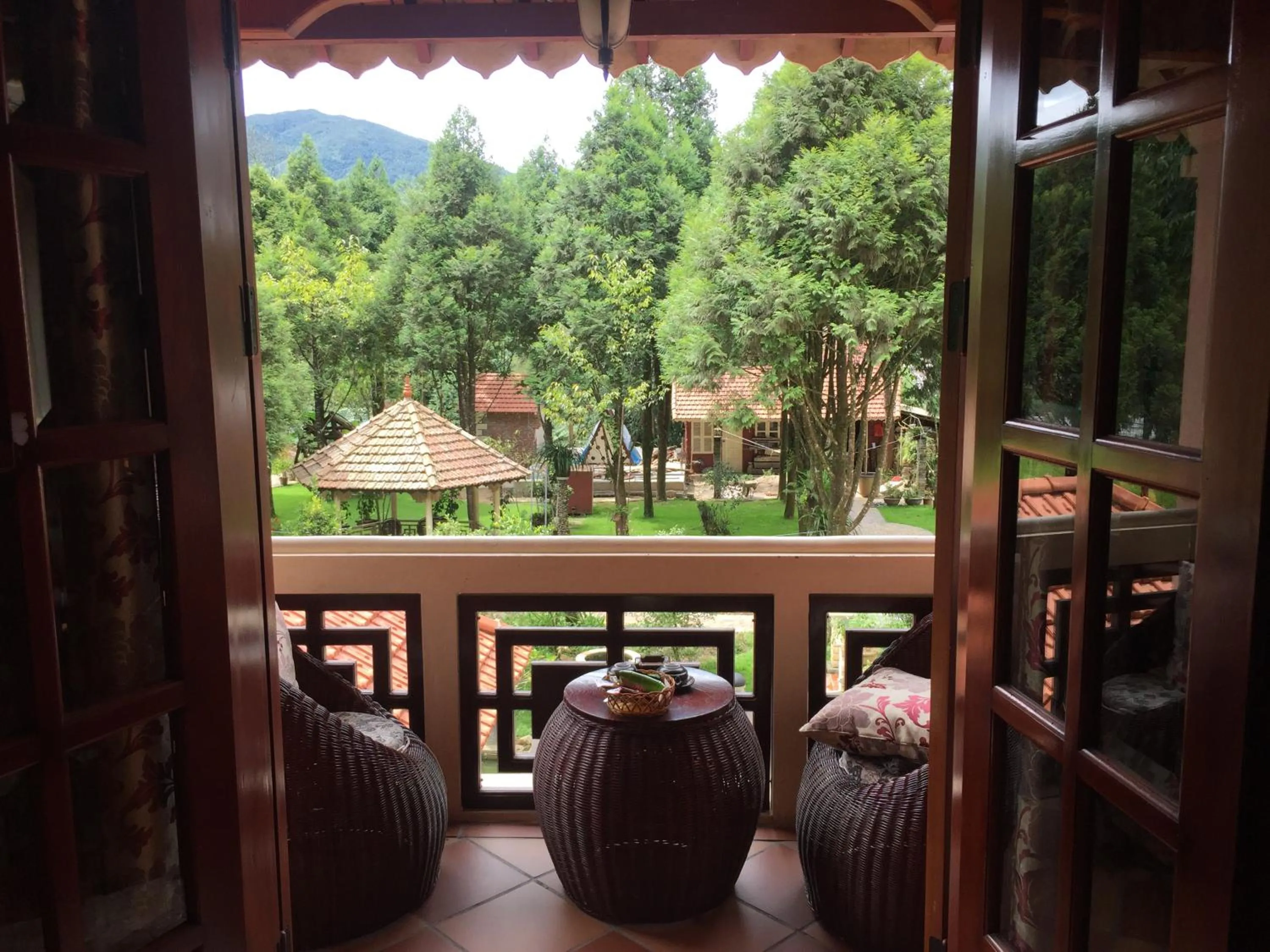 Balcony/Terrace in Sapa Garden Bed and Breakfast