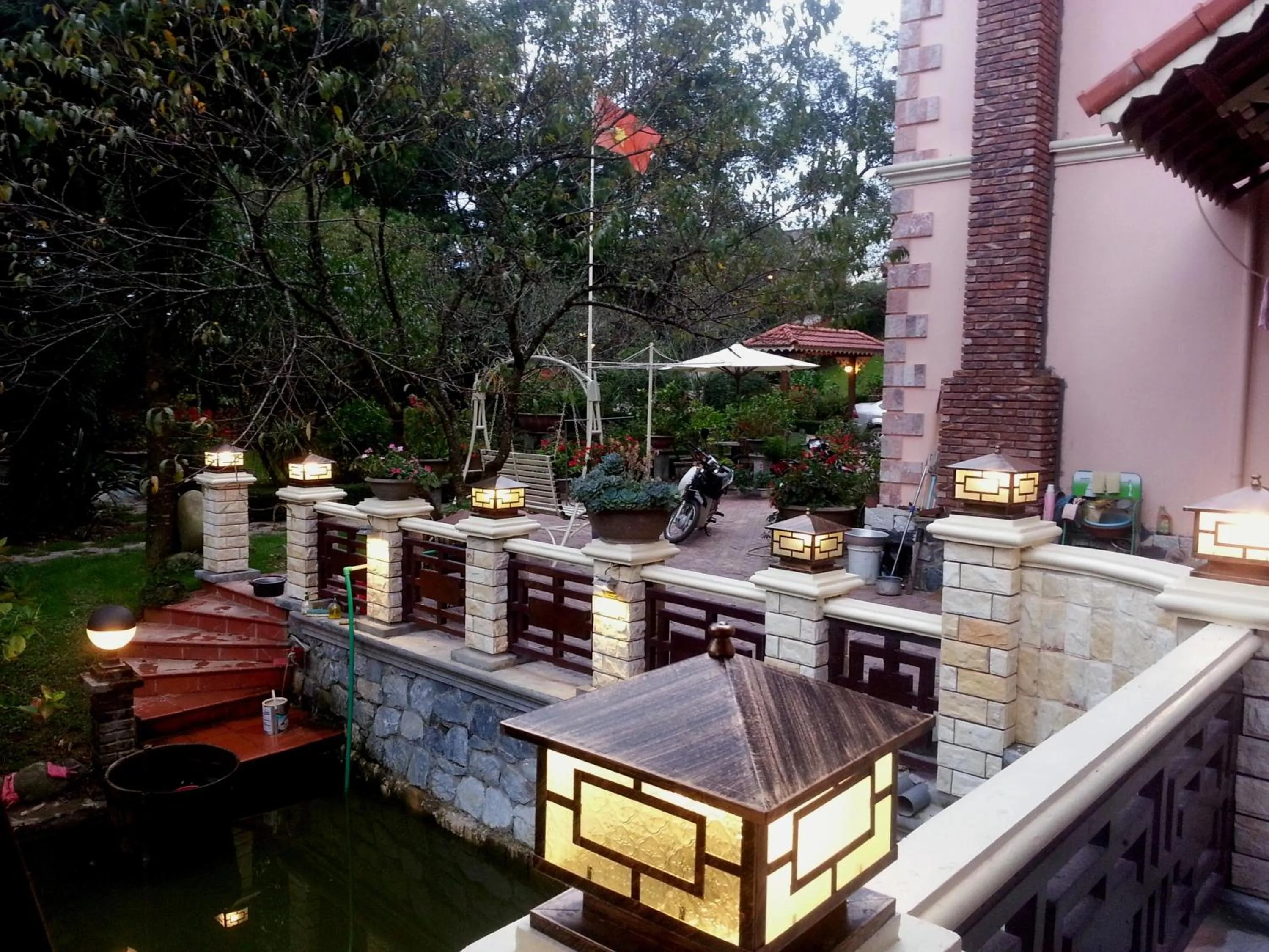 Decorative detail in Sapa Garden Bed and Breakfast