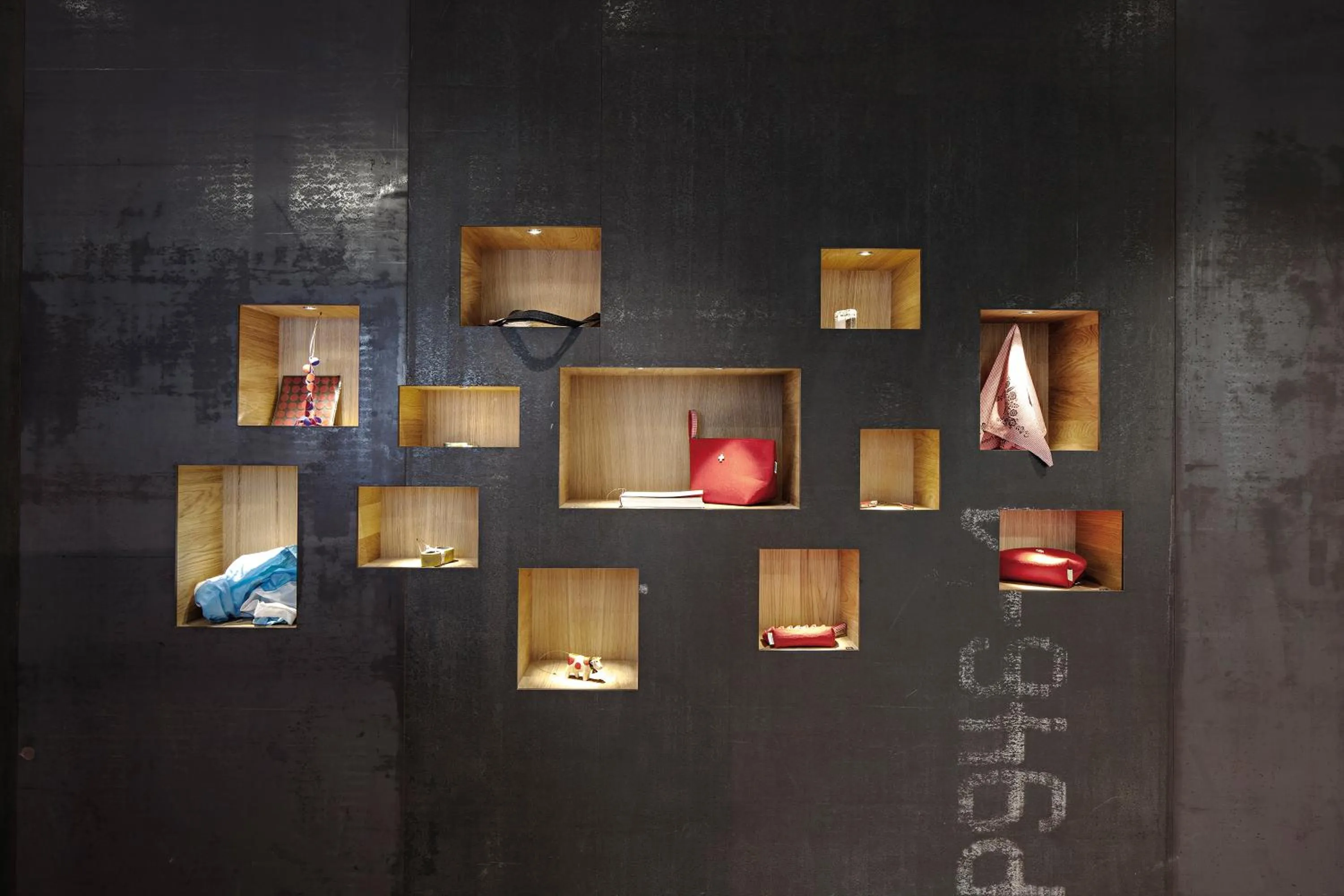 Decorative detail in Interlaken Youth Hostel