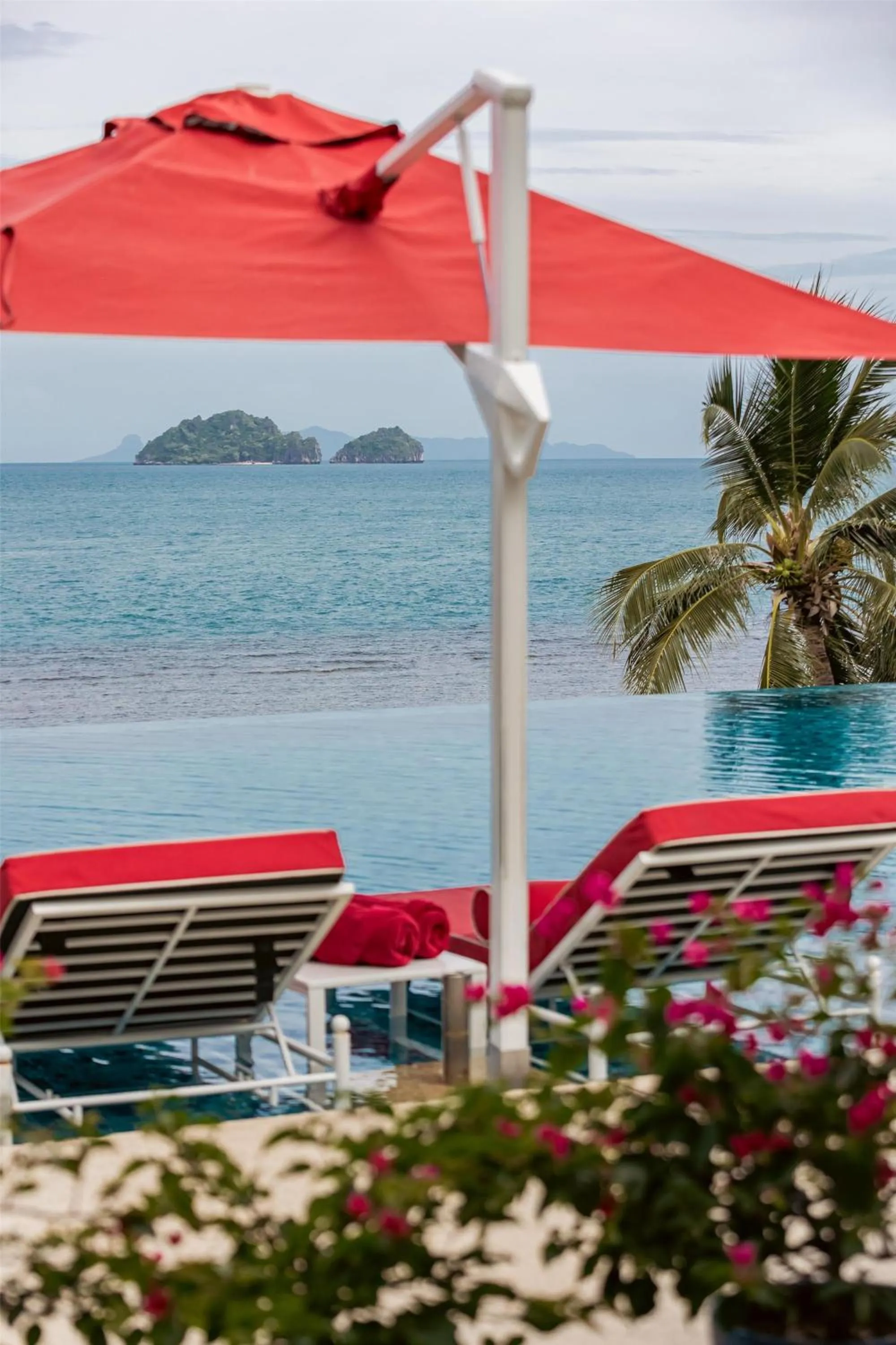Pool view in Conrad Koh Samui