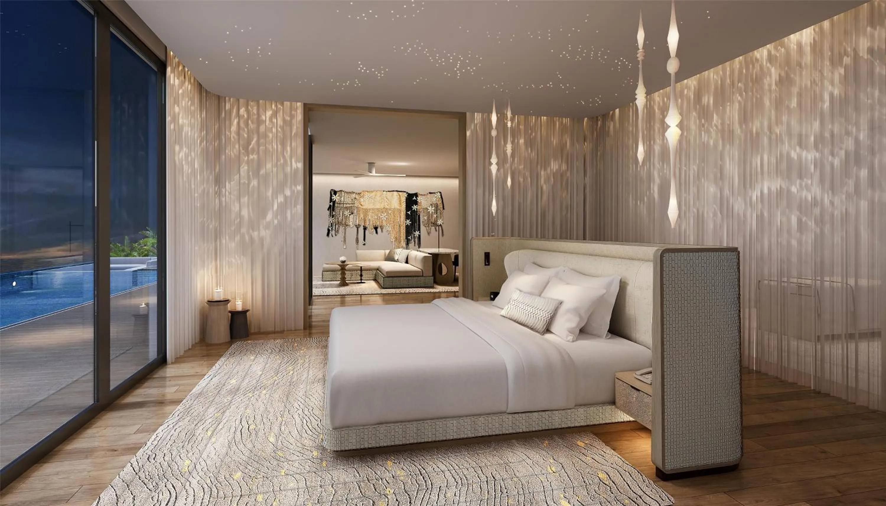 Bed in Conrad Koh Samui