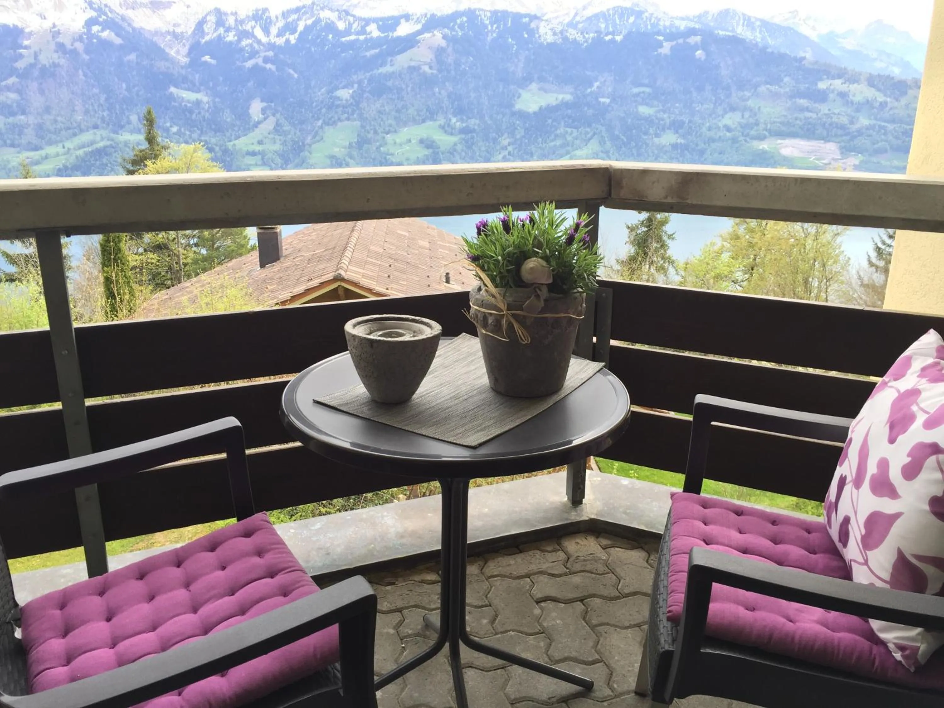 Balcony/Terrace in Apartments Seeblick mit Anbindung an ein 4-Sterne-Hotel