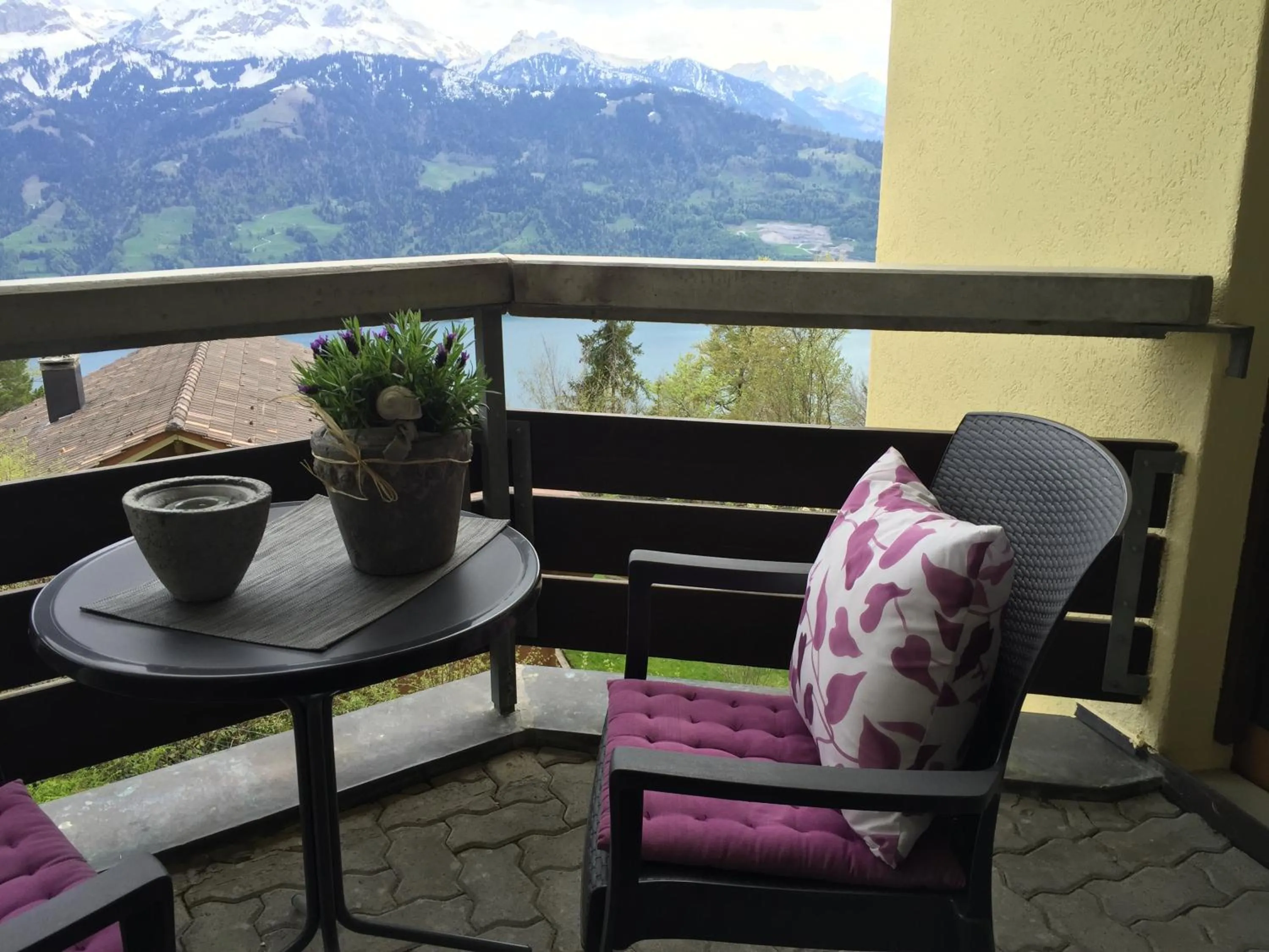Balcony/Terrace in Apartments Seeblick mit Anbindung an ein 4-Sterne-Hotel