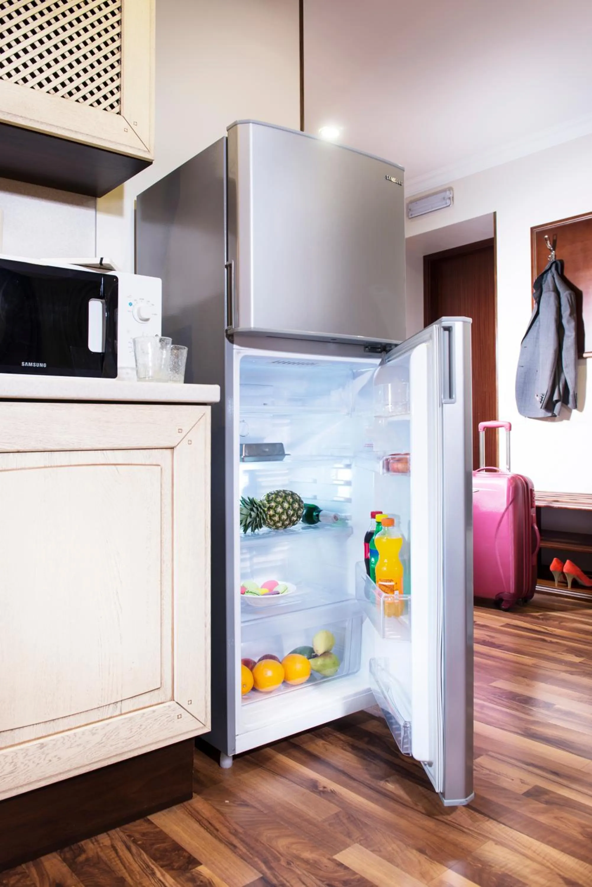 Kitchen or kitchenette in Greguar Hotel by UHM