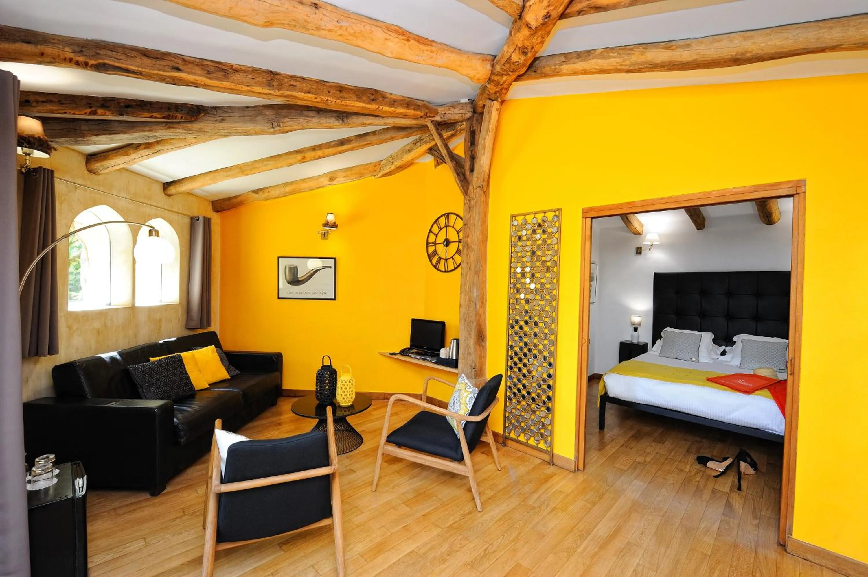 Seating area in Lodge de Charme A Cheda