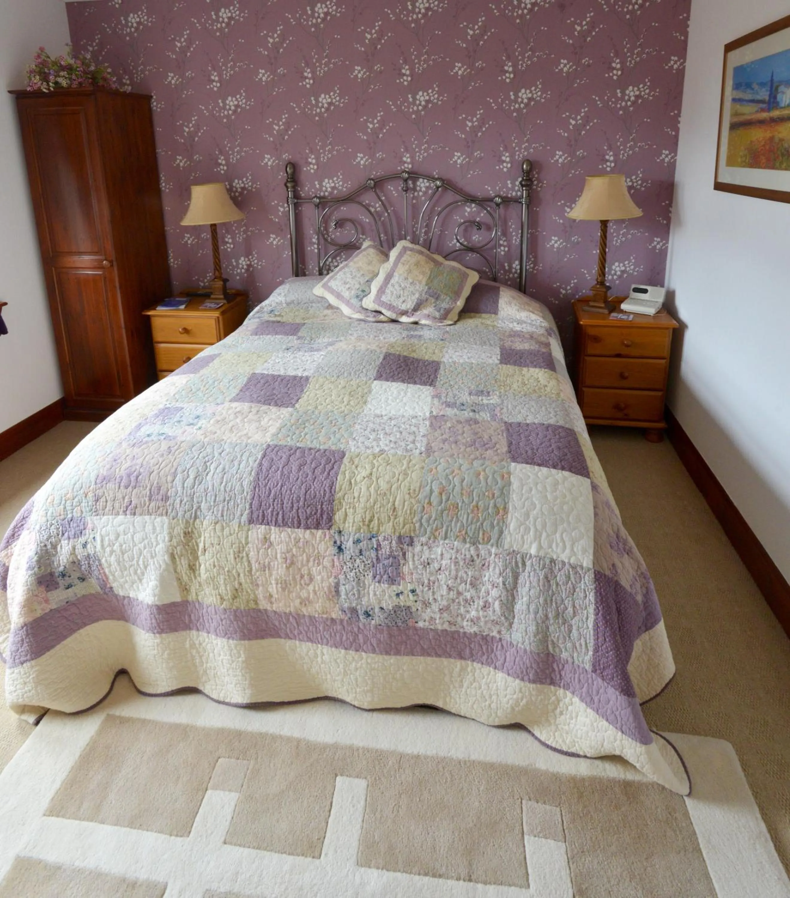 Bed in Home Farm Bed and Breakfast