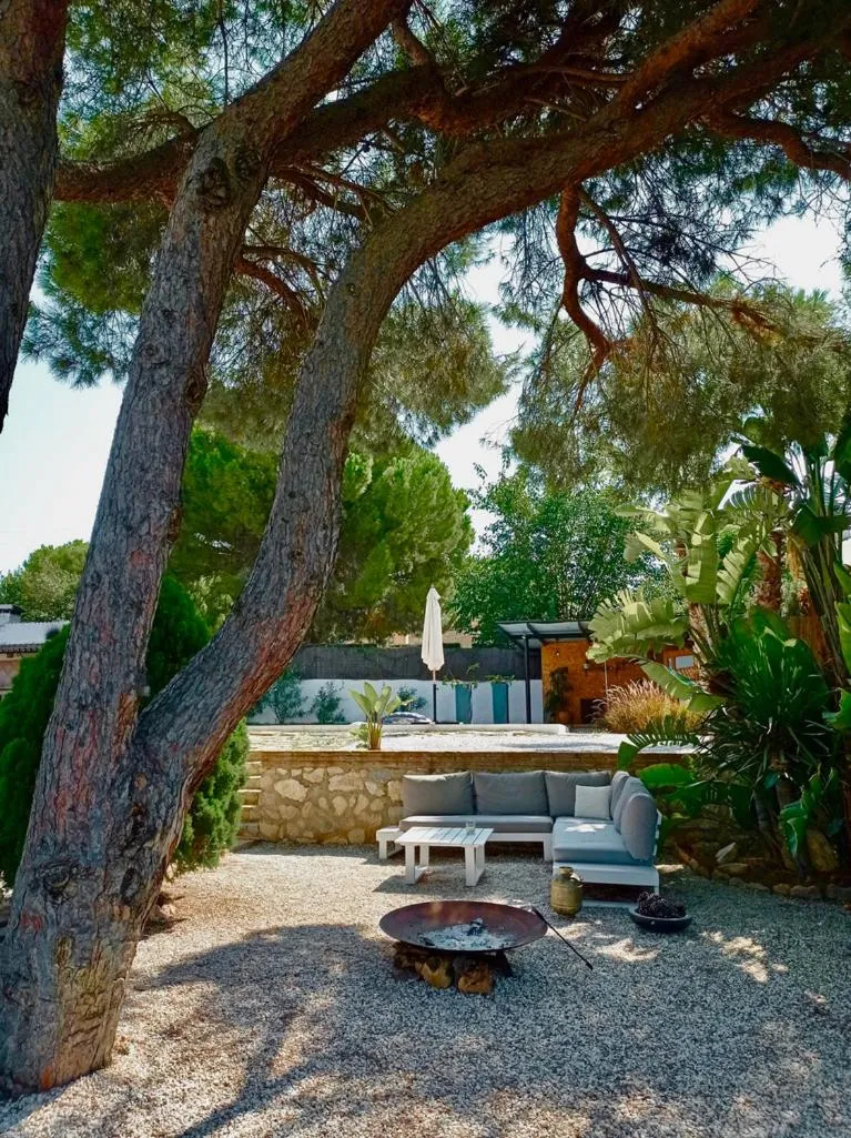 Garden in B&B Villa Pinos Málaga