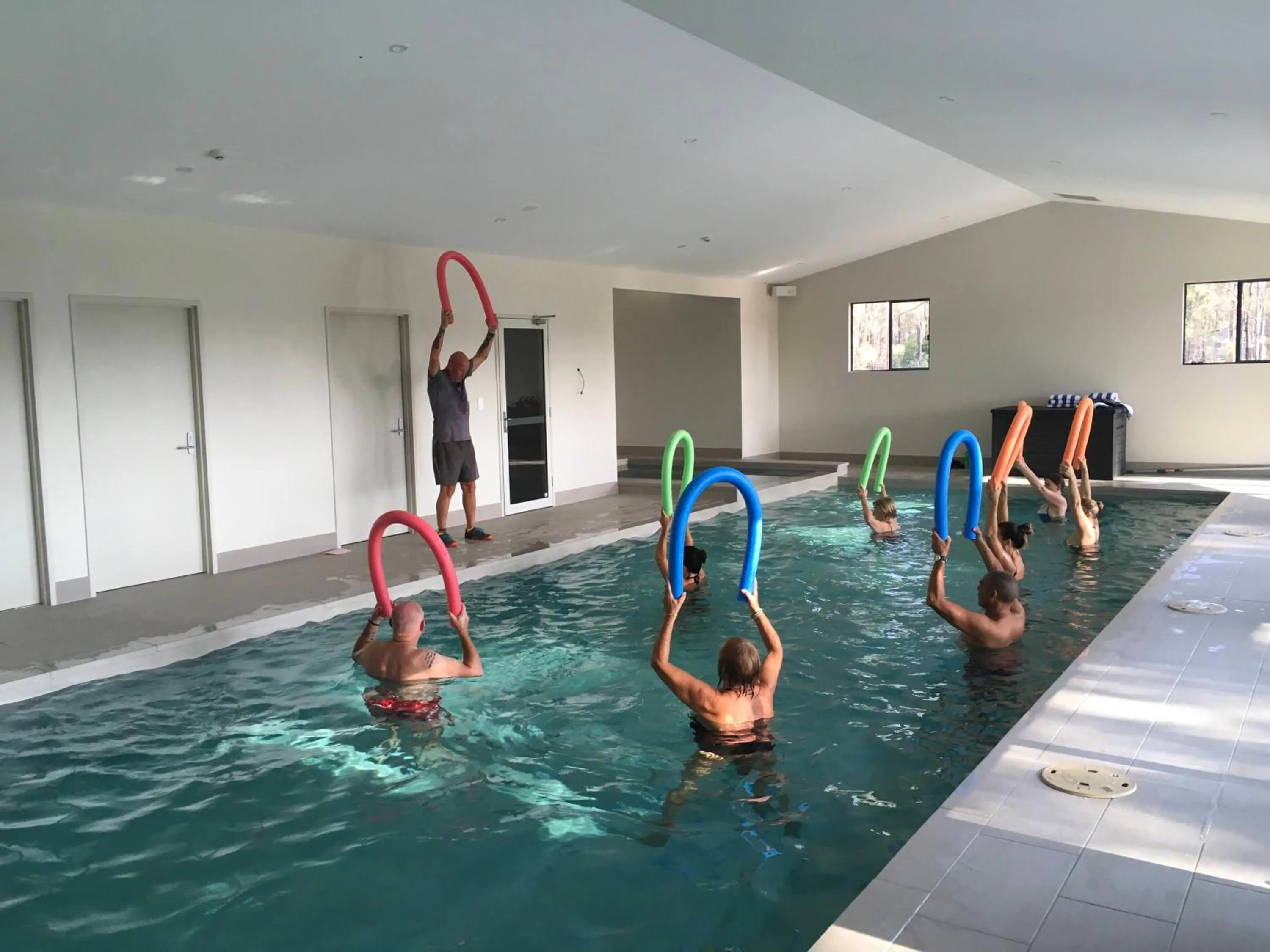 Swimming pool in Nu Leaf Retreat