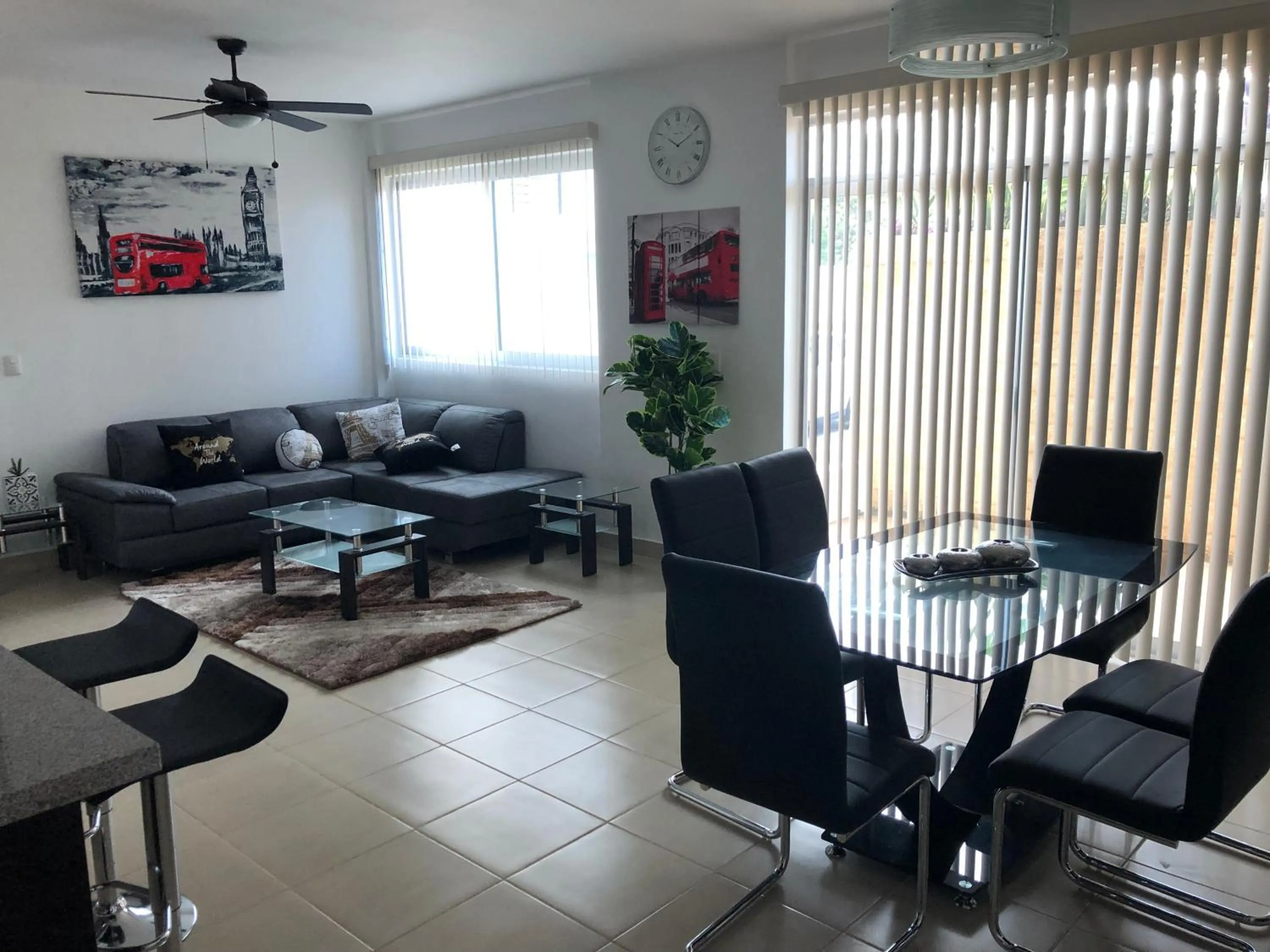 Living room in Beach Haus-Punta Estrella