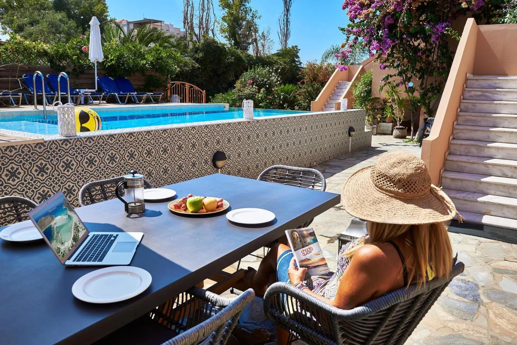 Patio in Solon Apartments