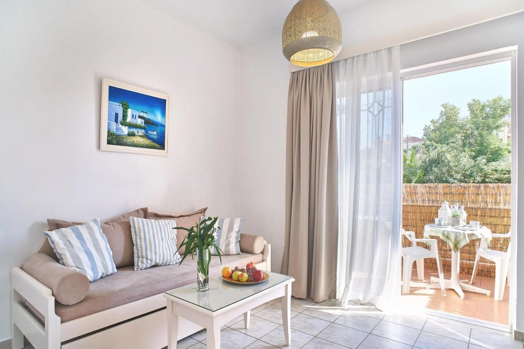 Patio in Solon Apartments